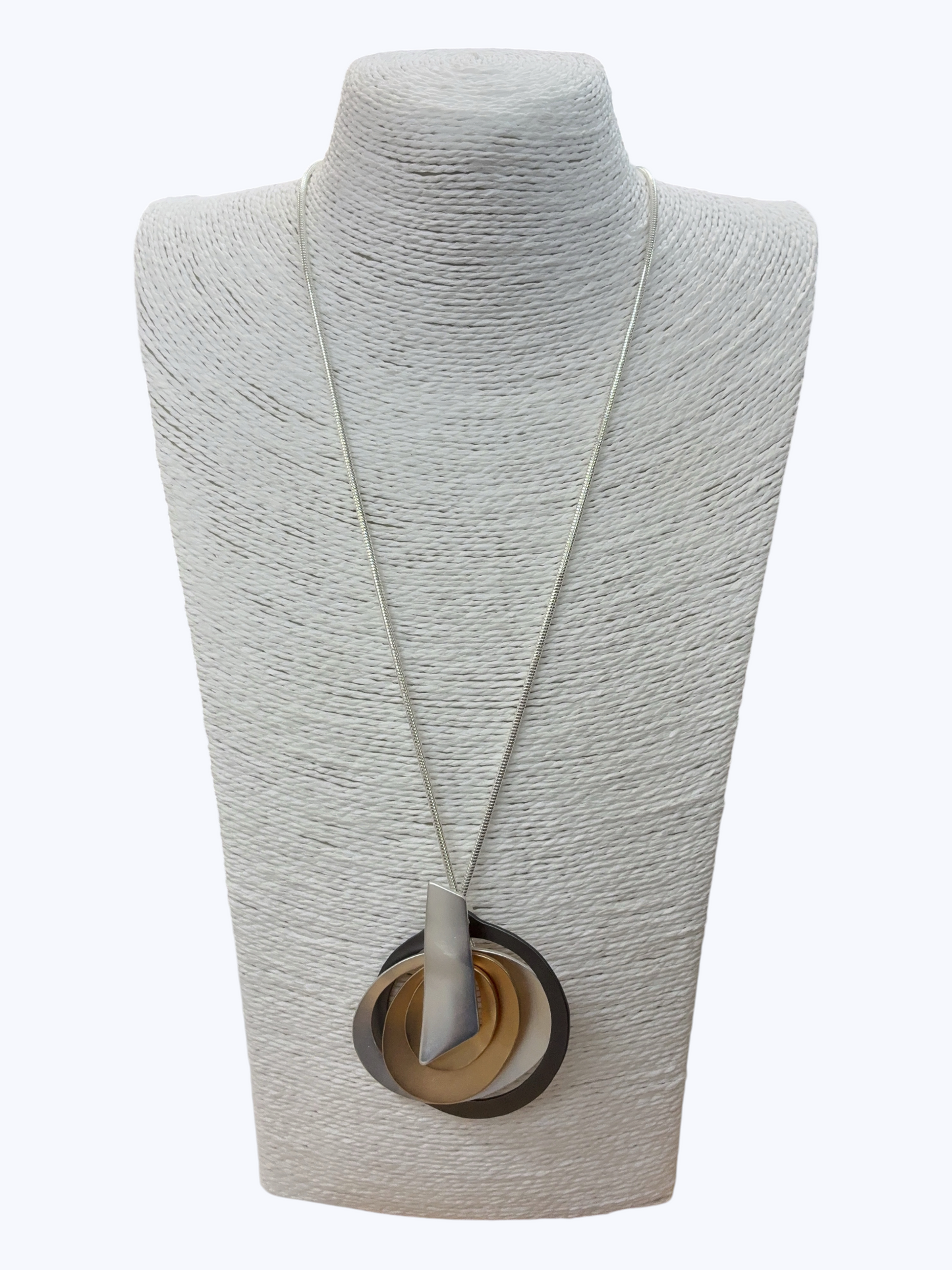 Layered Oval Necklace - N5299