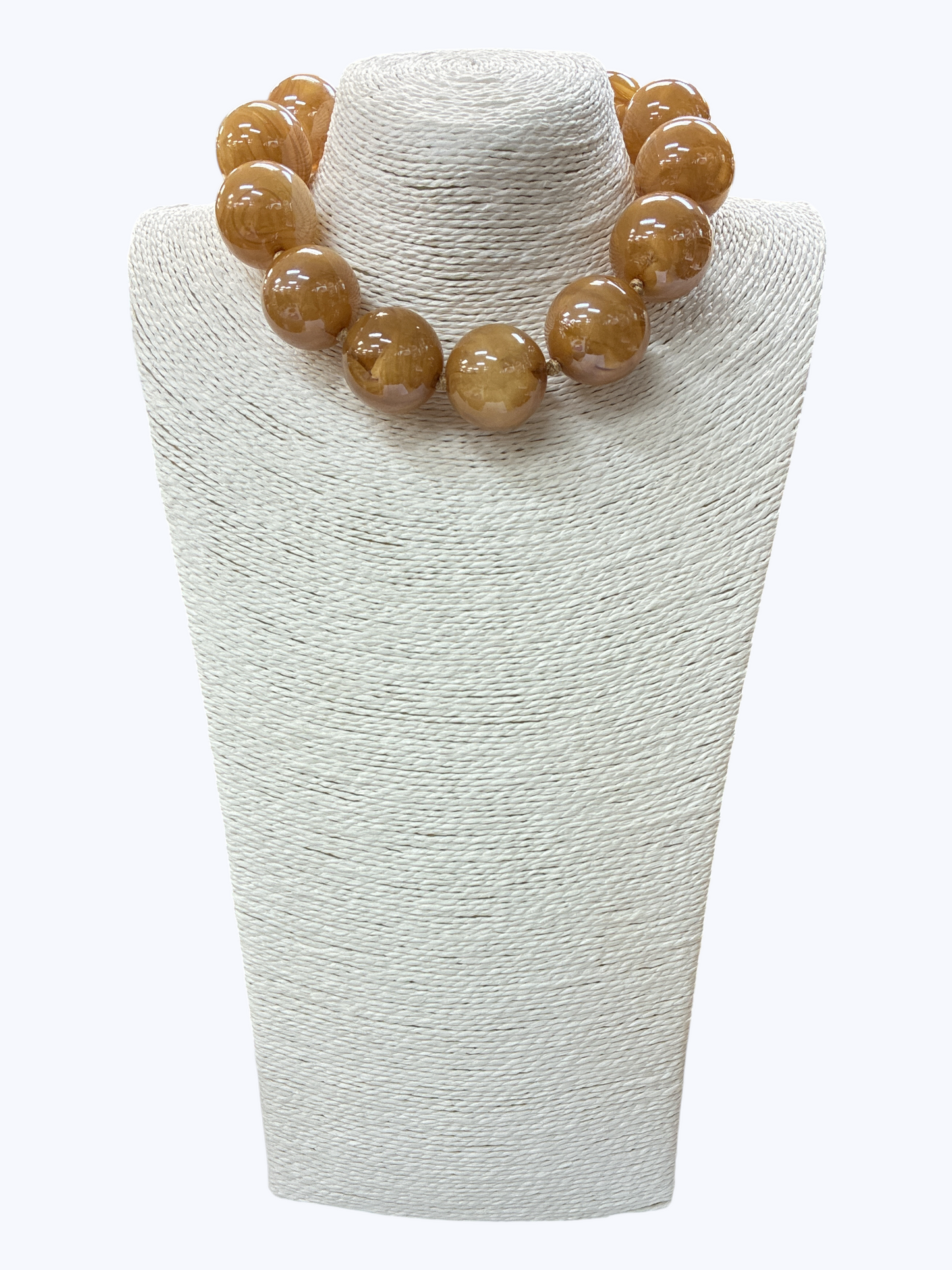 N5169 | Acrylic Chunky Beaded Ball Necklace | NK26142