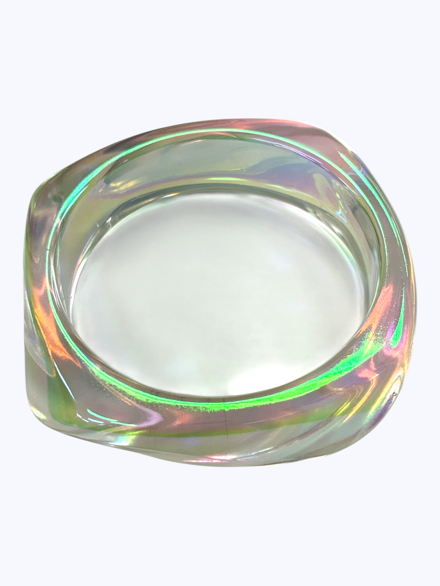 Metallic Iridescent Bangle Bracelet - B0549