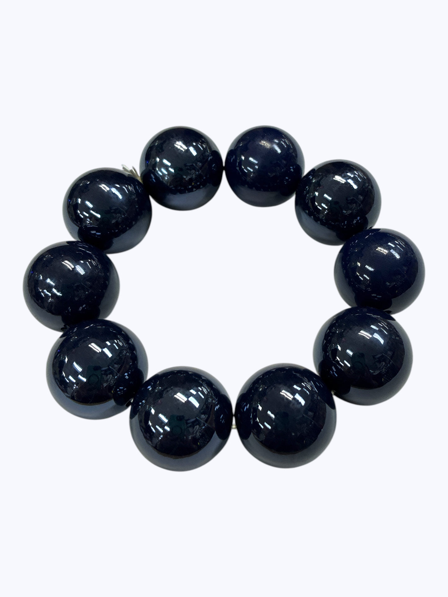 18mm Acrylic Beaded Ball Bracelet - B0547