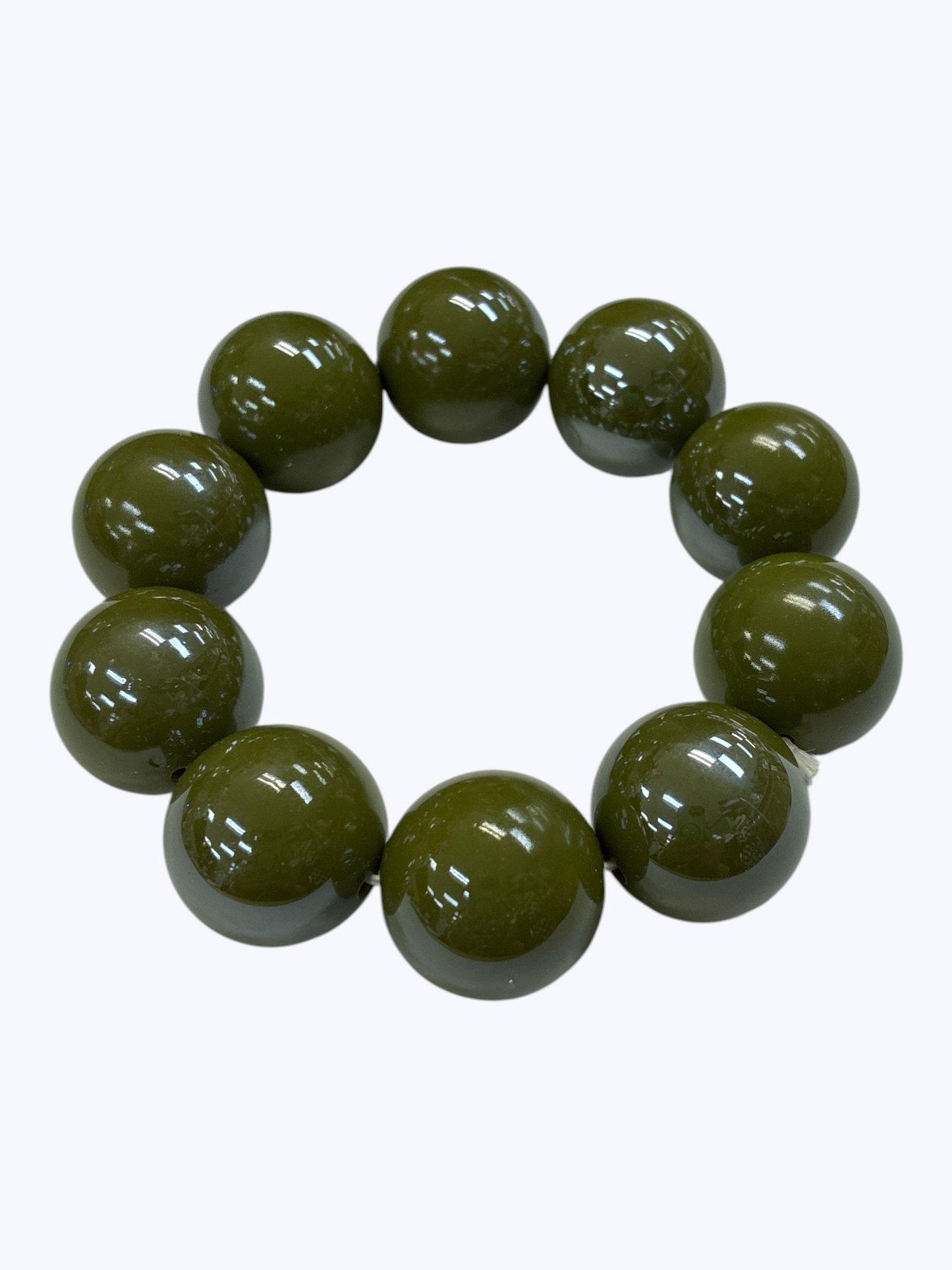 18mm Acrylic Beaded Ball Bracelet - B0547