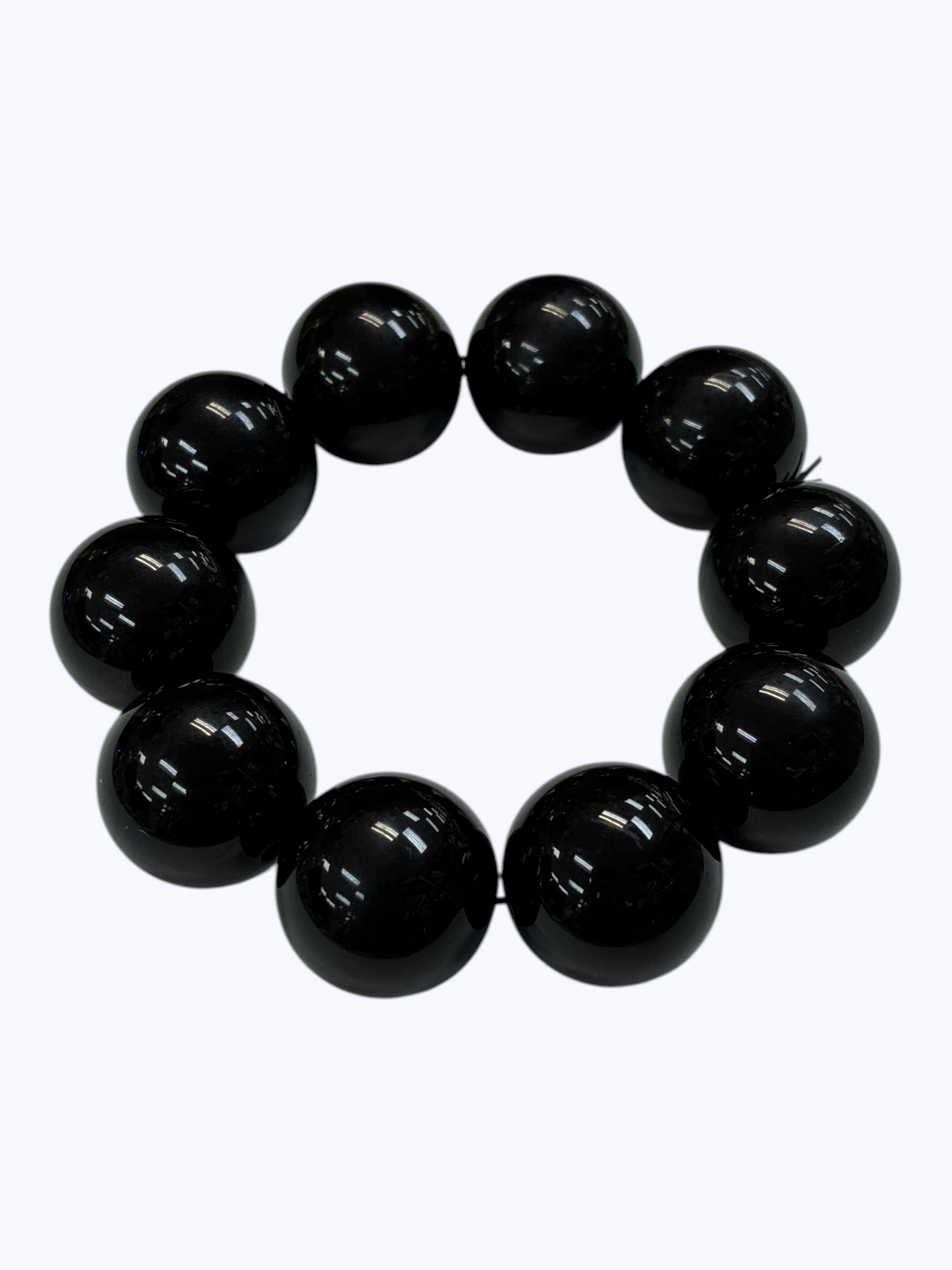 18mm Acrylic Beaded Ball Bracelet - B0547