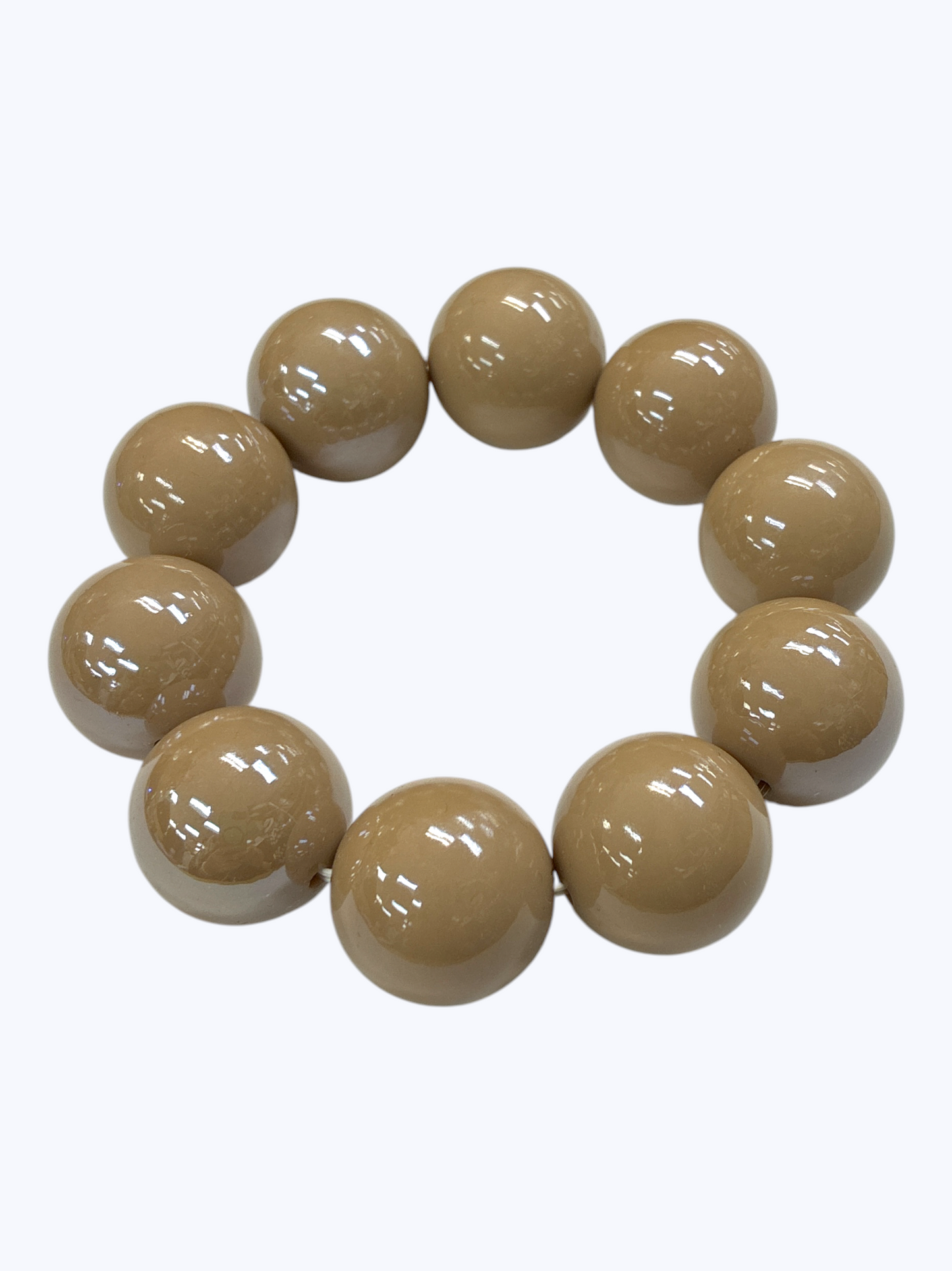 18mm Acrylic Beaded Ball Bracelet - B0547