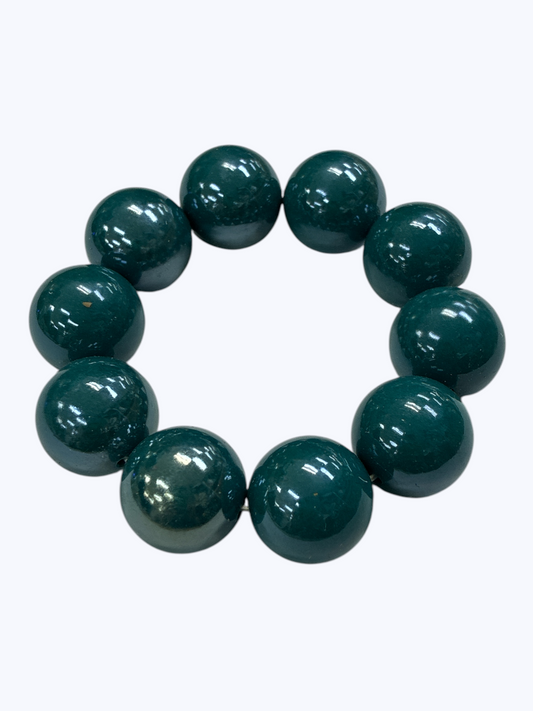 18mm Acrylic Beaded Ball Bracelet - B0547