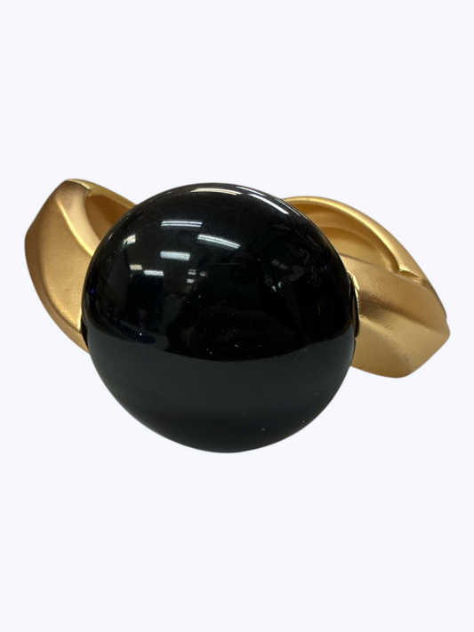 Circle Resin Stone Cuff Bracelet - B0543