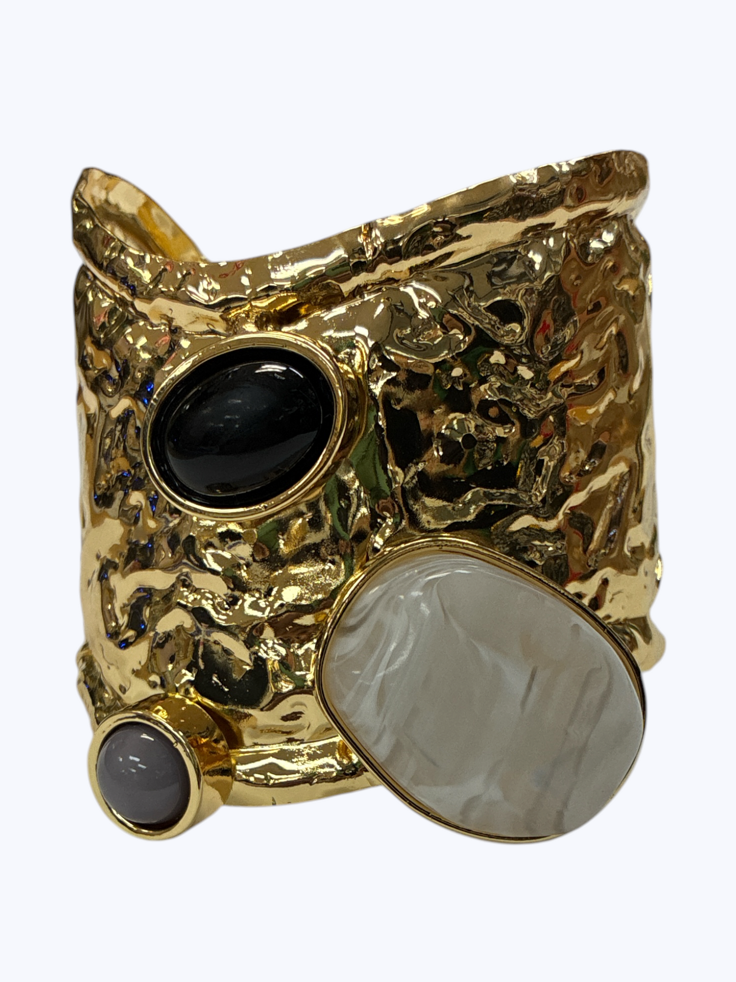 Hammered Metal Cuff Bracelet - B0539