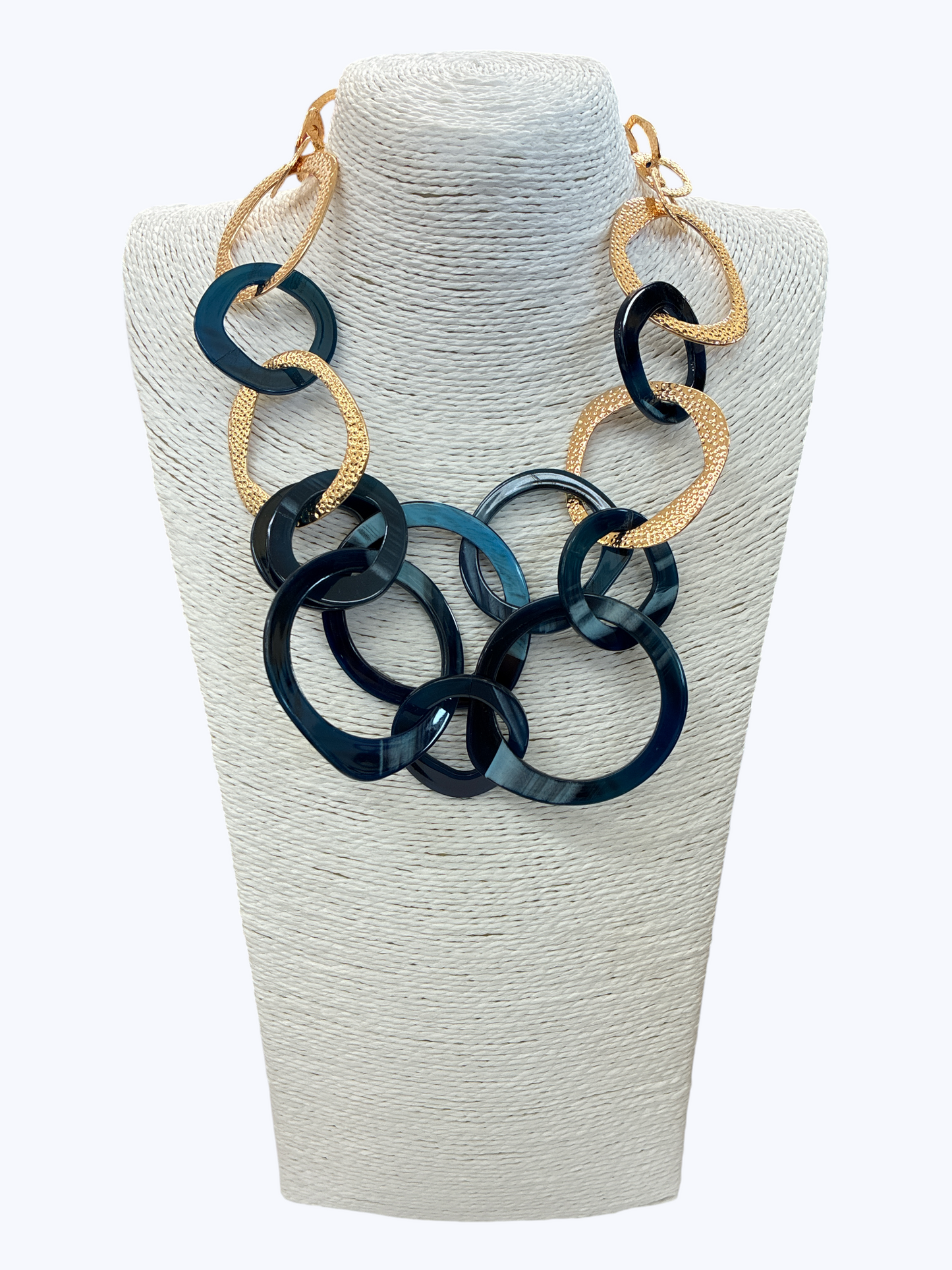 Mixed Link Acrylic Necklace - N5338
