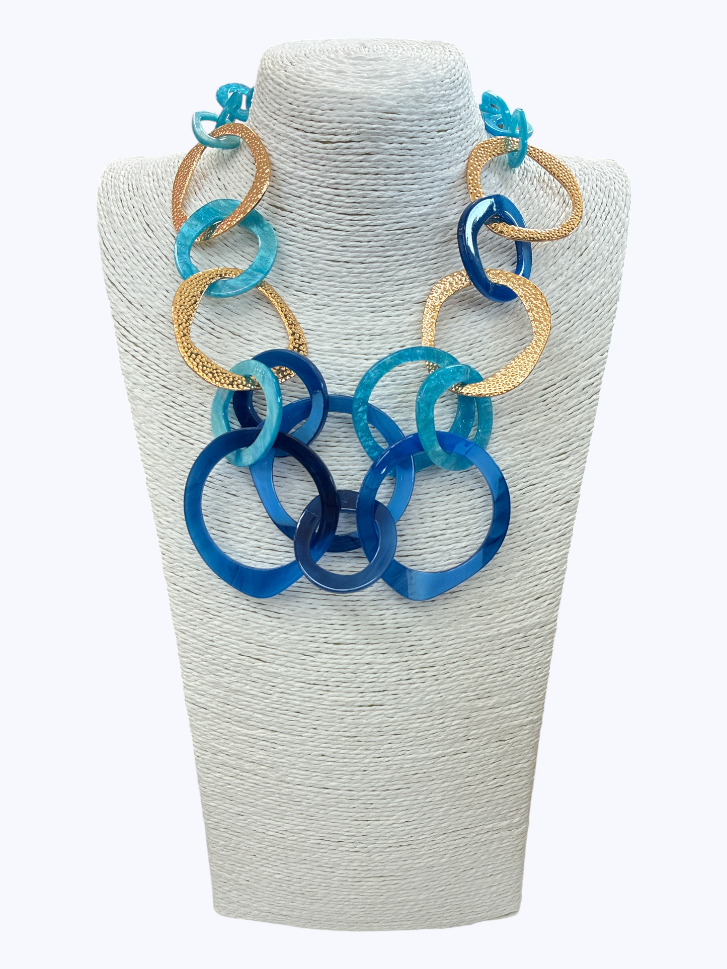 Mixed Link Acrylic Necklace - N5338