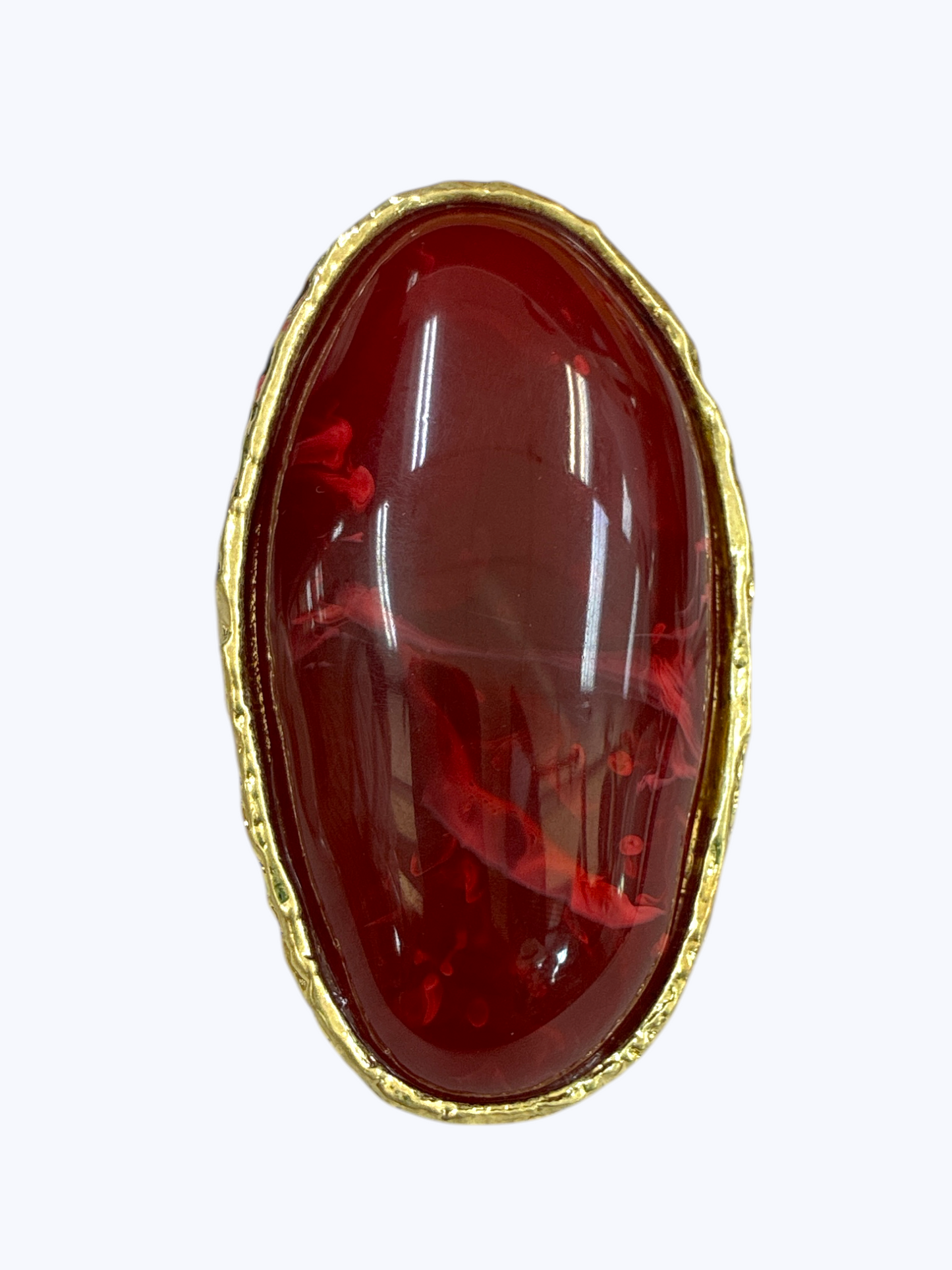 Oval Resin Statement Ring | R0116