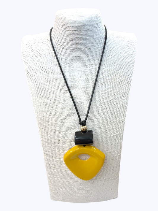 Modern Abstract Acrylic Necklace - N5345