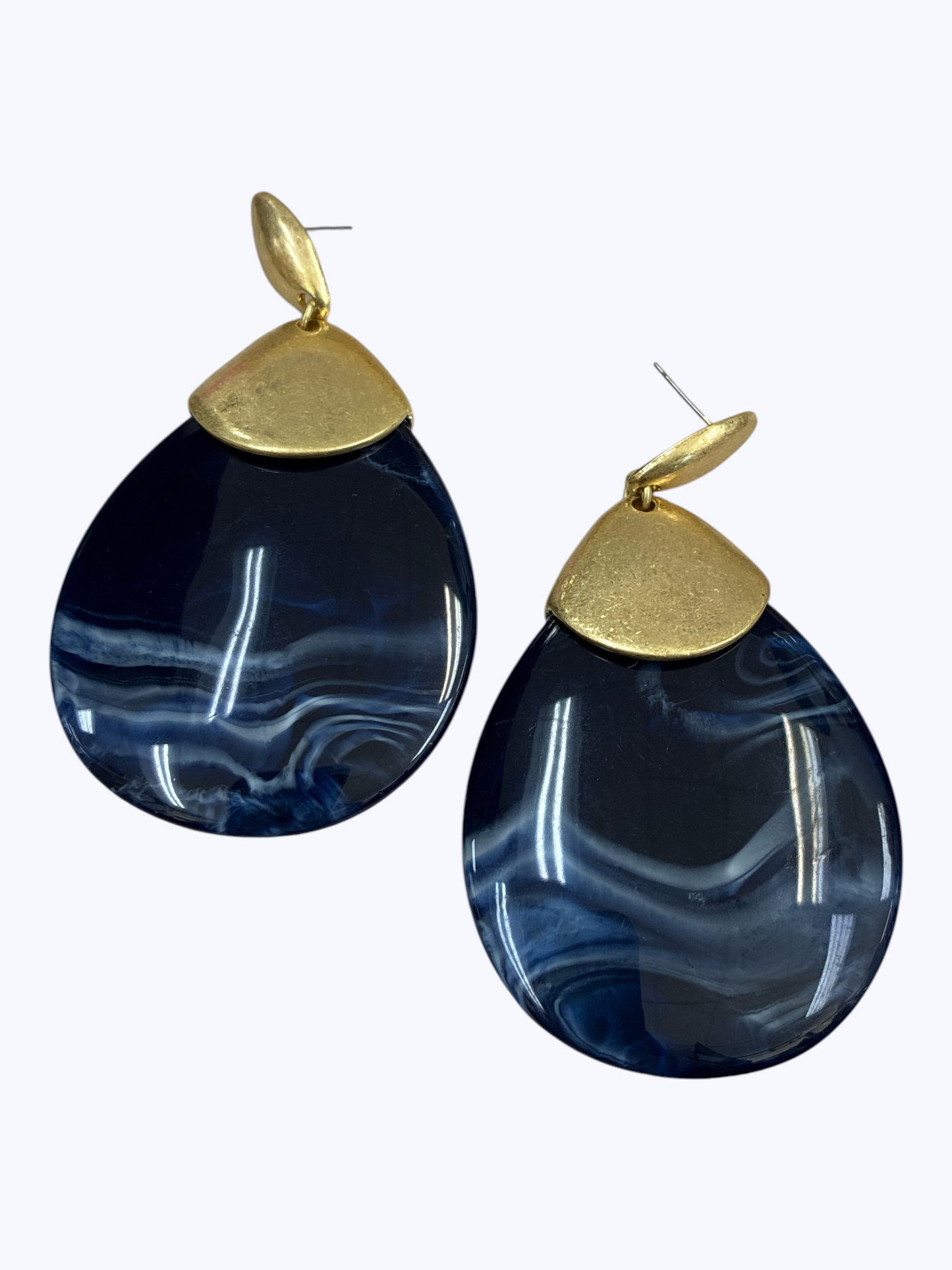 Marbled Teardrop Earrings | E2478