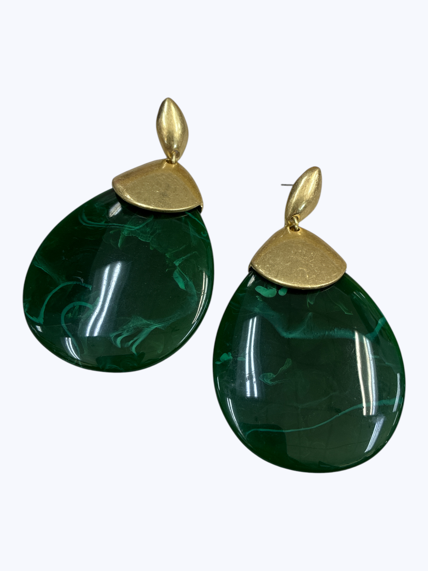 Marbled Teardrop Earrings | E2478