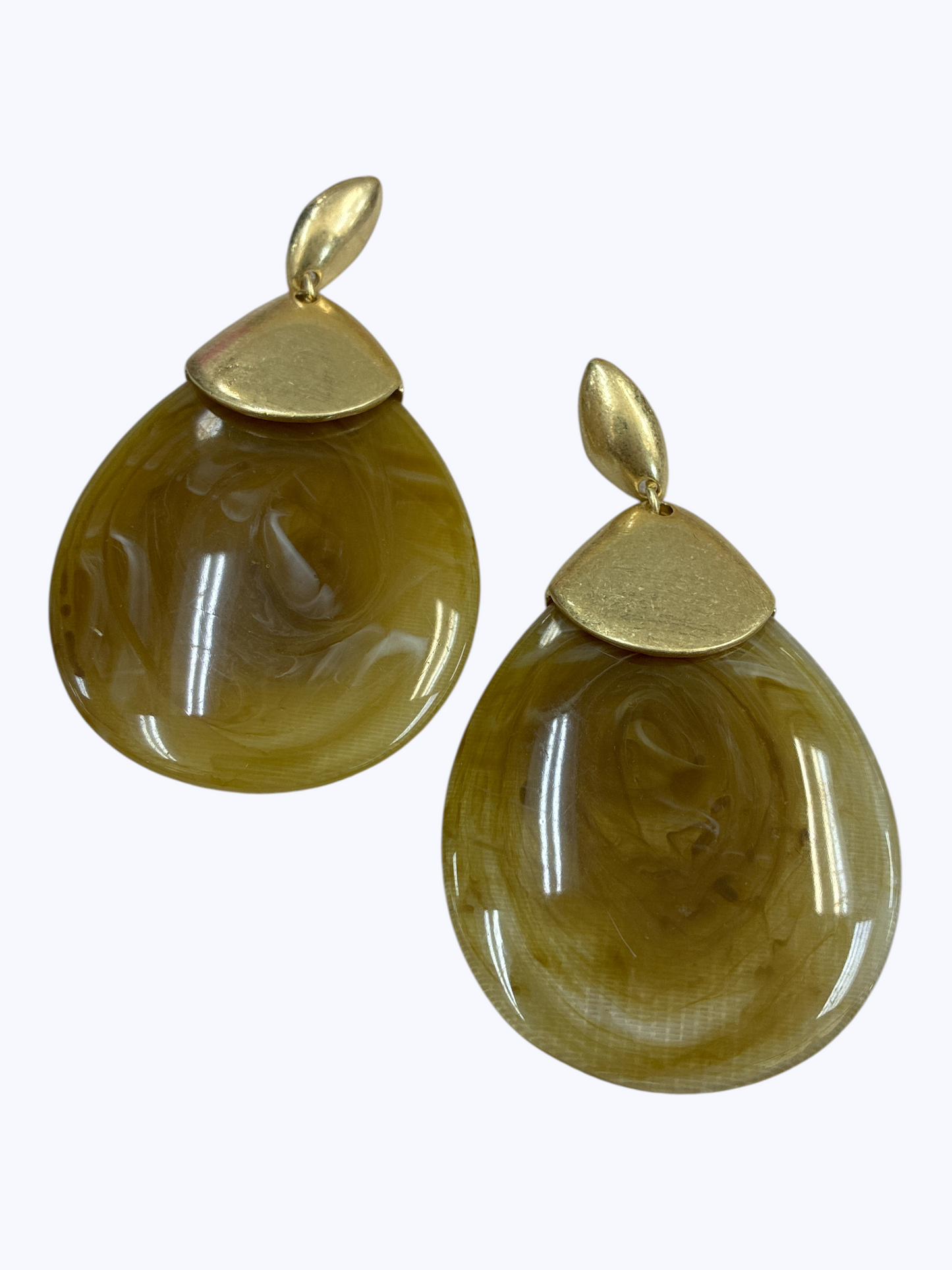 Marbled Teardrop Earrings | E2478