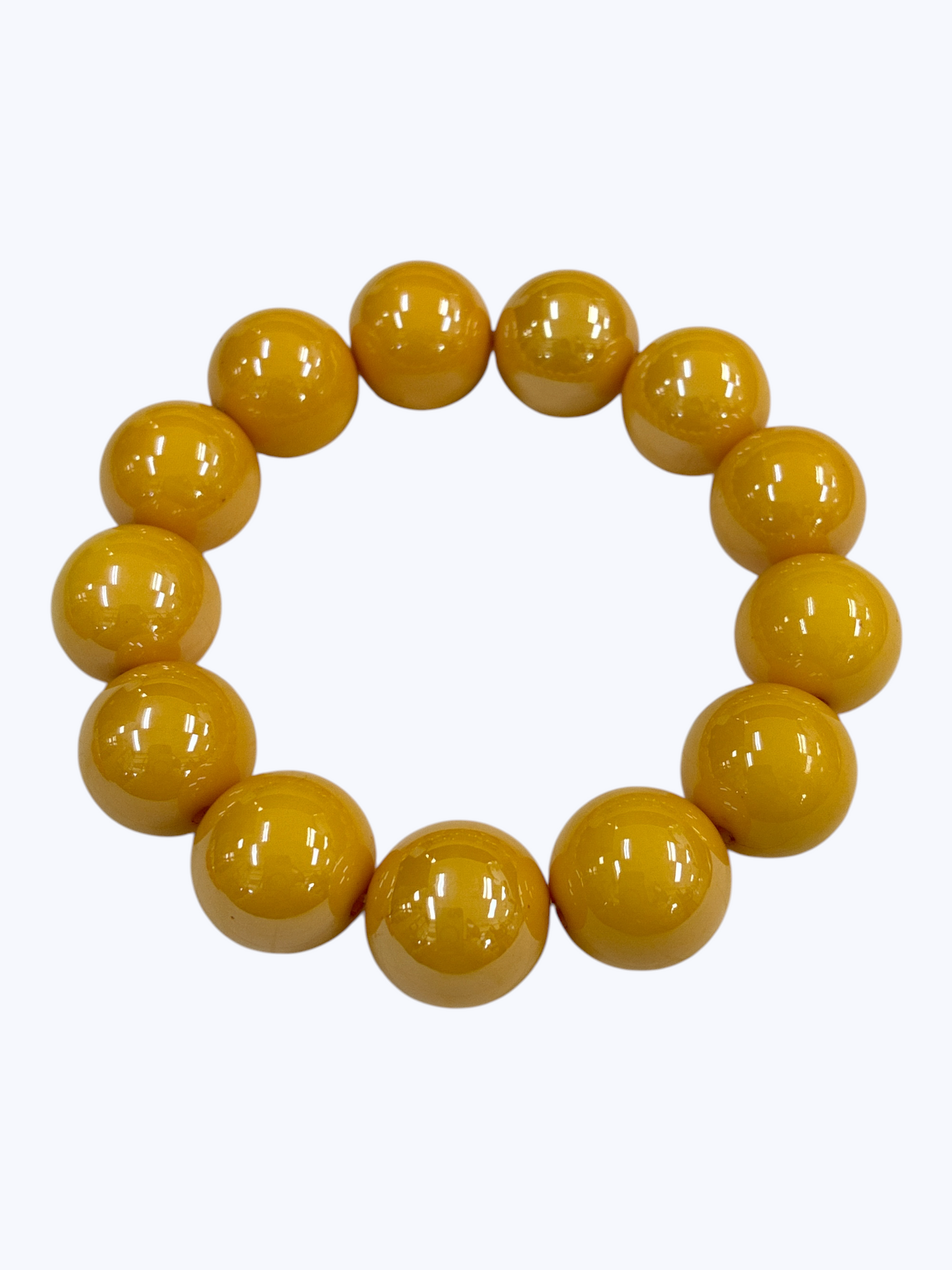 12mm Acrylic Ball Bead Bracelet - B0552