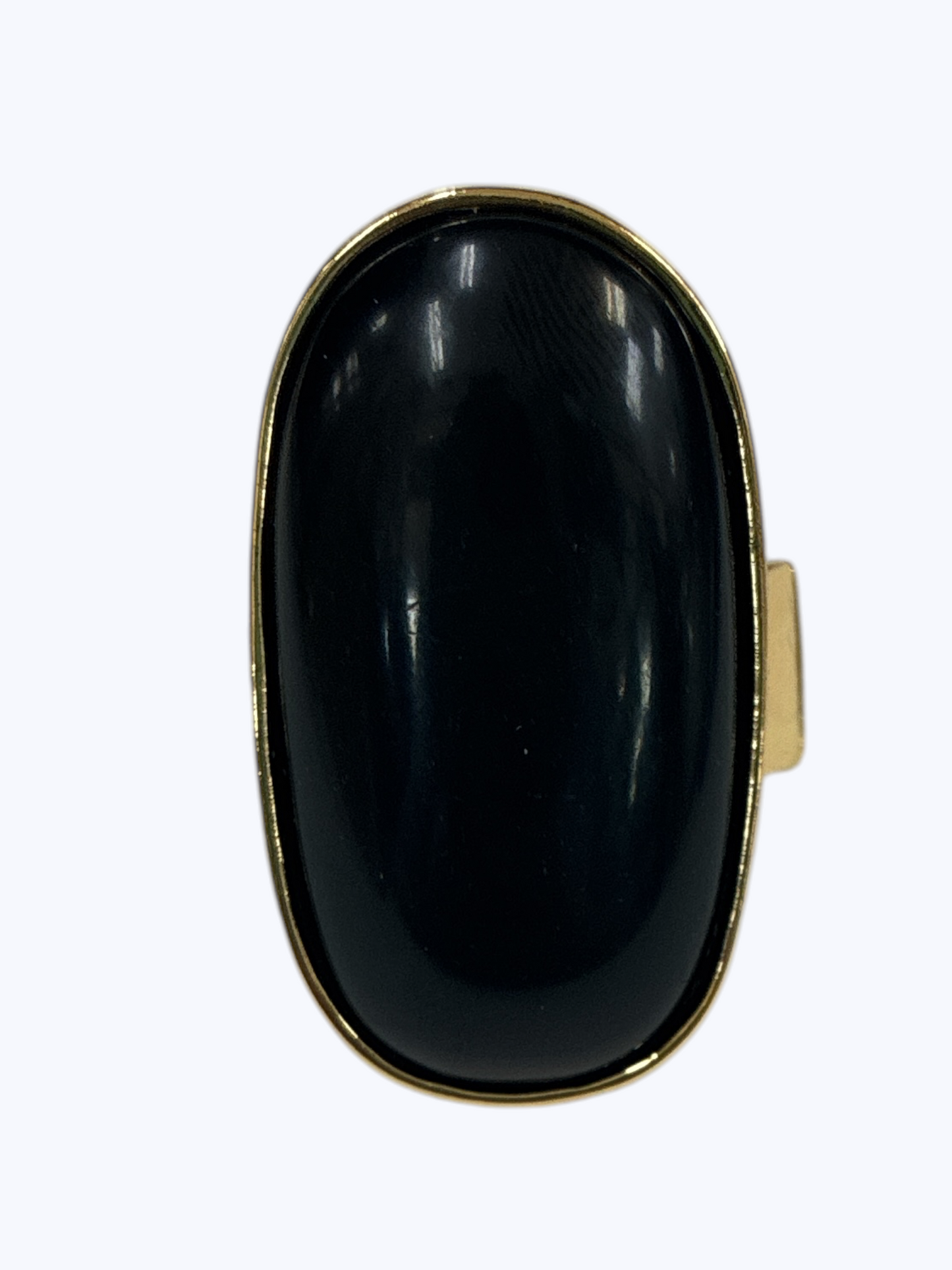 Modern Resin Oval Accent Ring - R0138