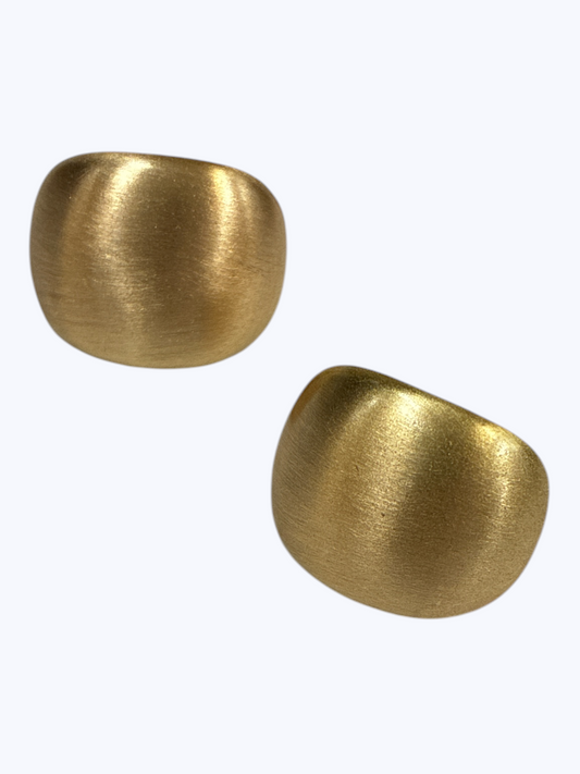 Matte Square Clip-On Earrings - E2591