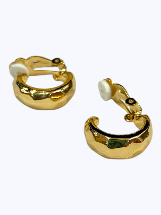 Classic Clip-On Hoop Earrings - E2584