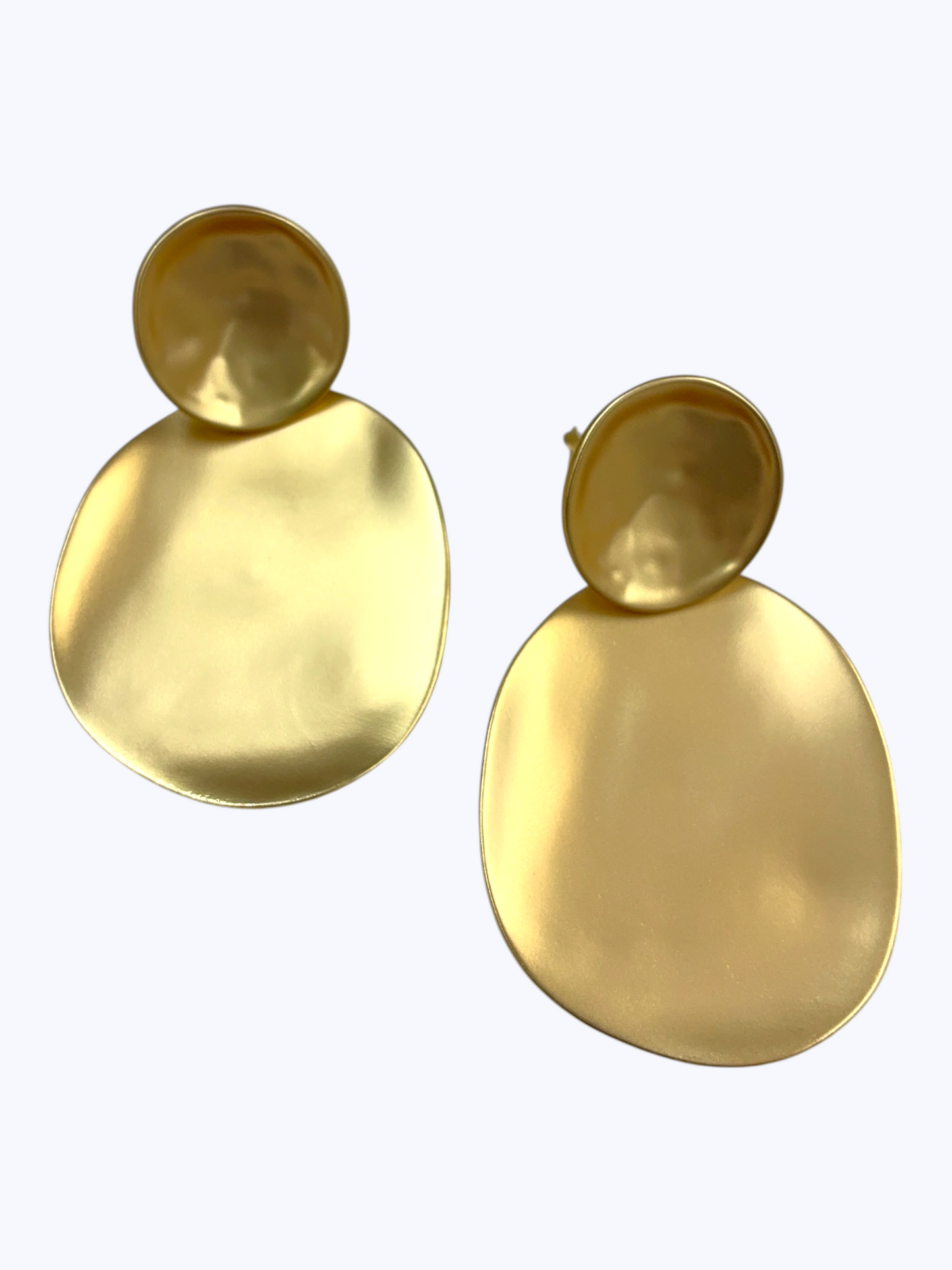 Modern Teardrop Clip-On Earrings - E2593