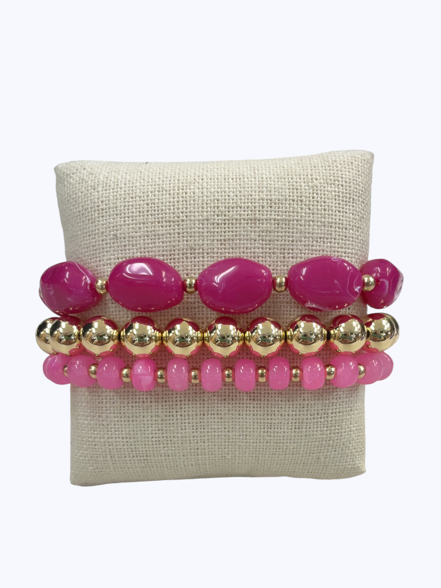 Multi Strand Acrylic Bead Bracelet | B0568