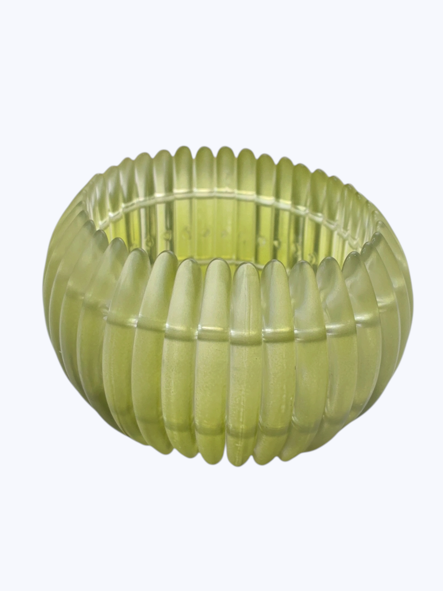 Translucent Ribbed Stretch Bracelet | B0570