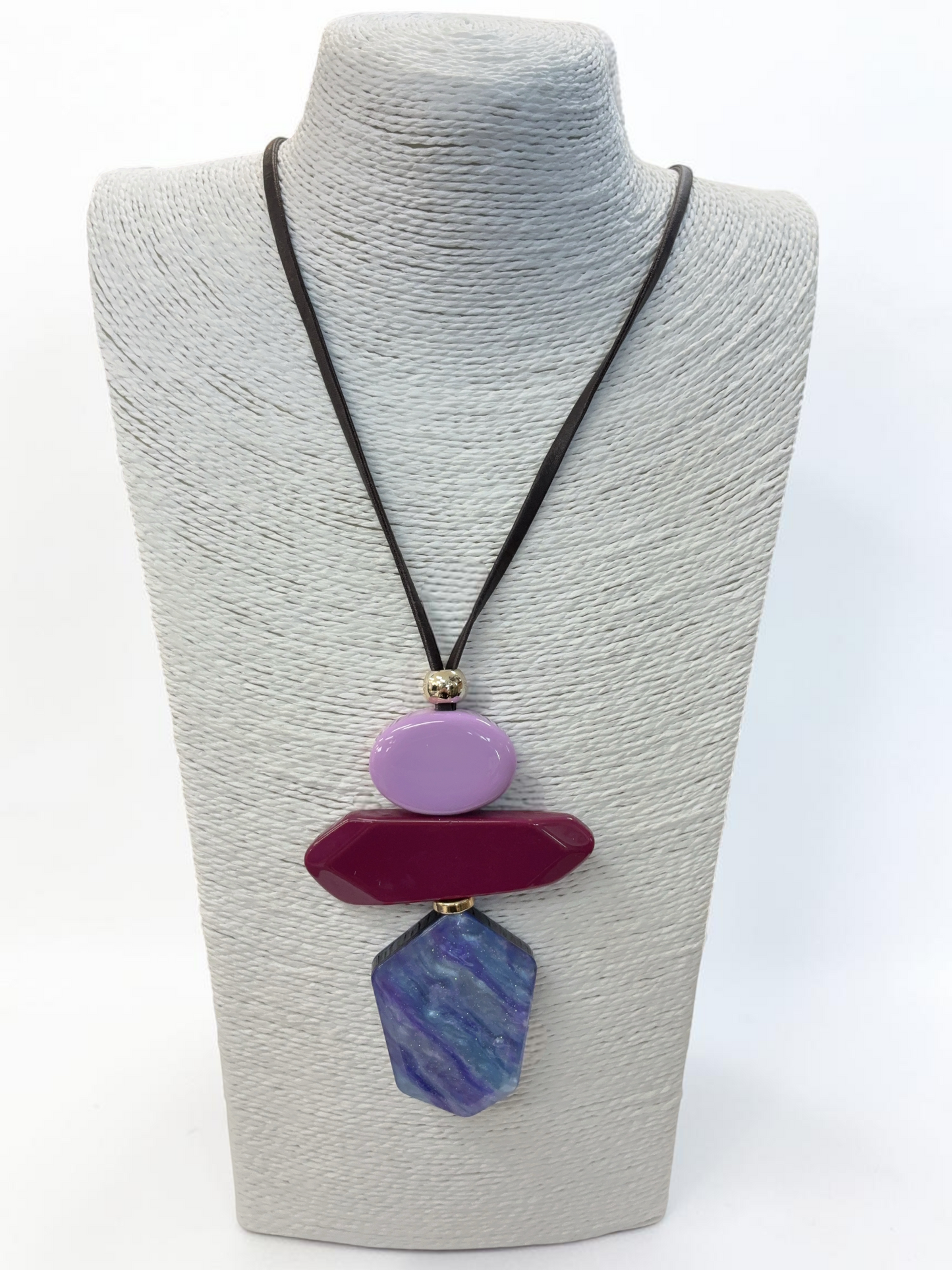 Abstract Geometric Necklace | N5354