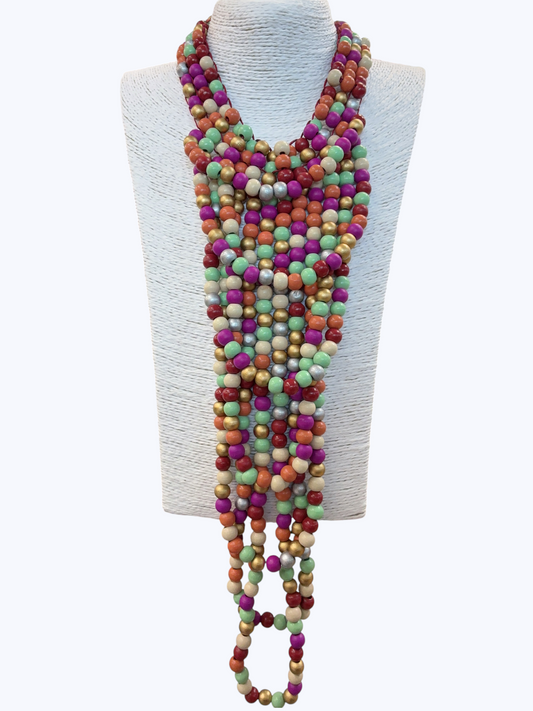 Wooden Statement Necklace | N5100
