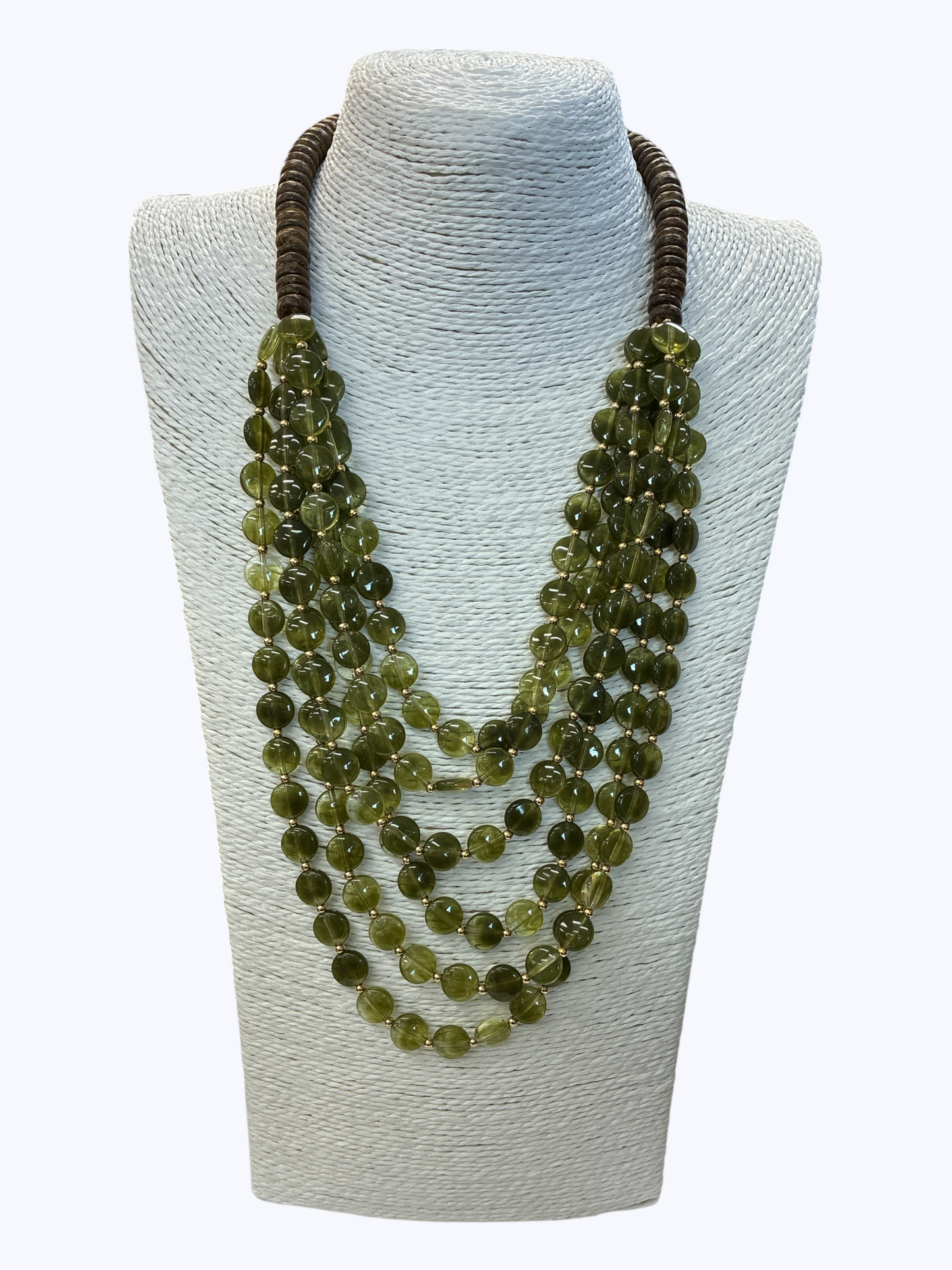 Round Bead Layered Necklace | N5376
