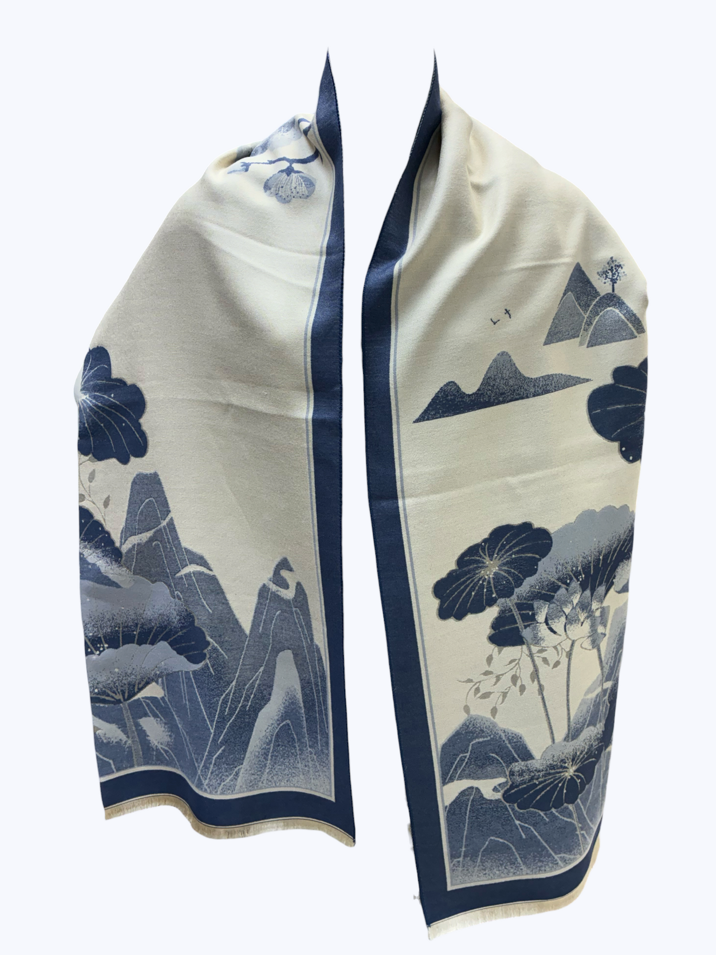 Floral Fringe Wrap Scarf | SS0016