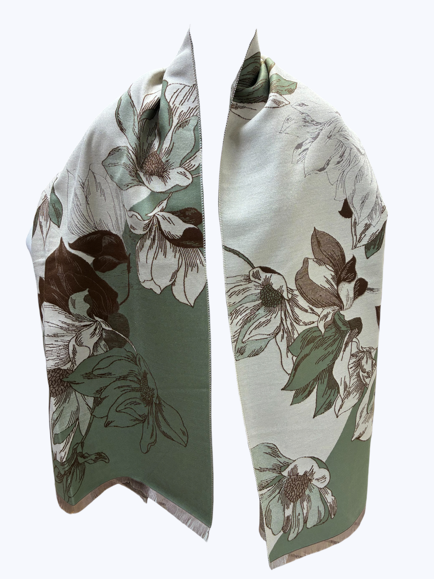 Elegant Floral Wrap Scarf | SS0015