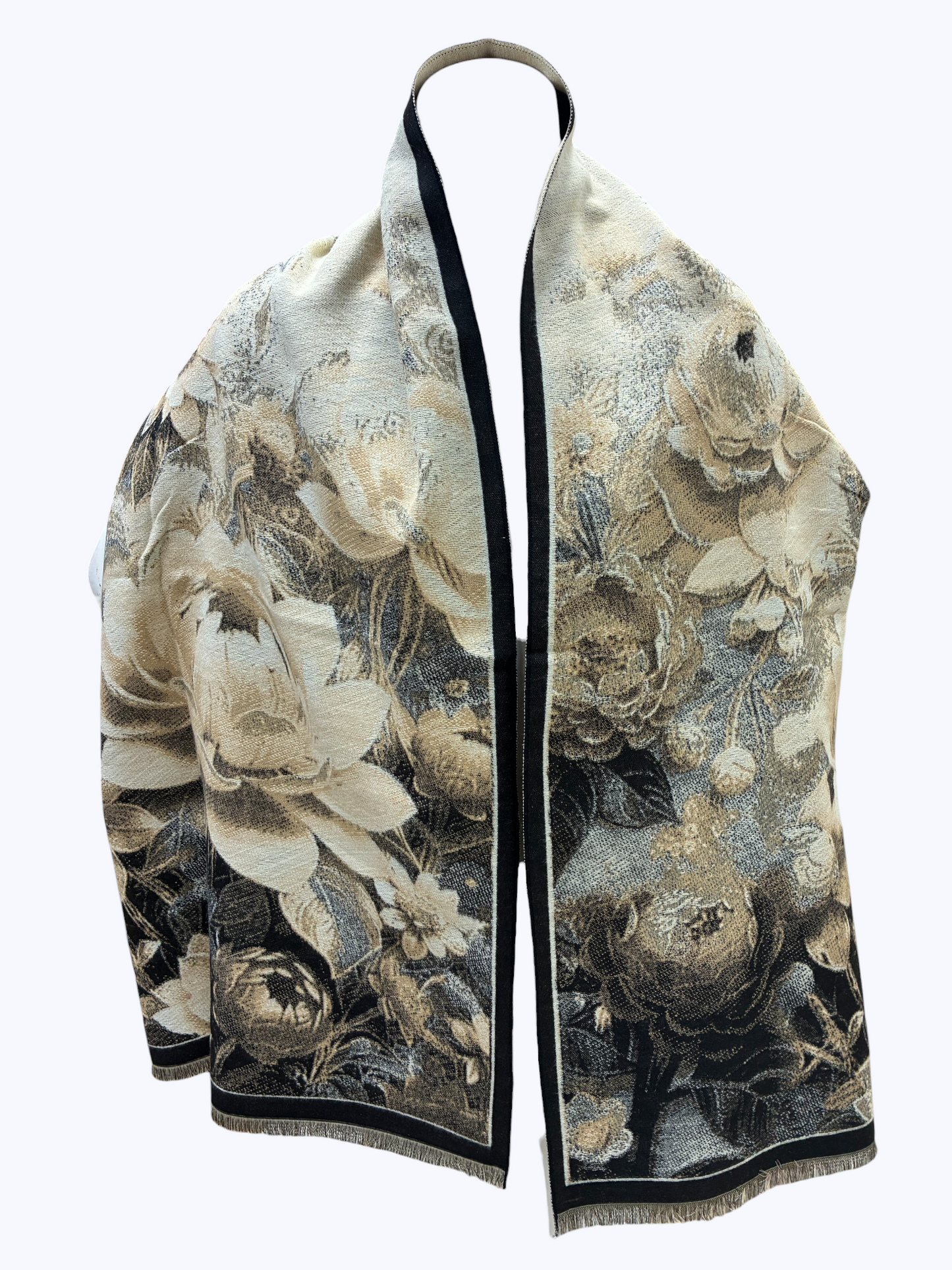 Rose Print Wrap Scarf | SS0010