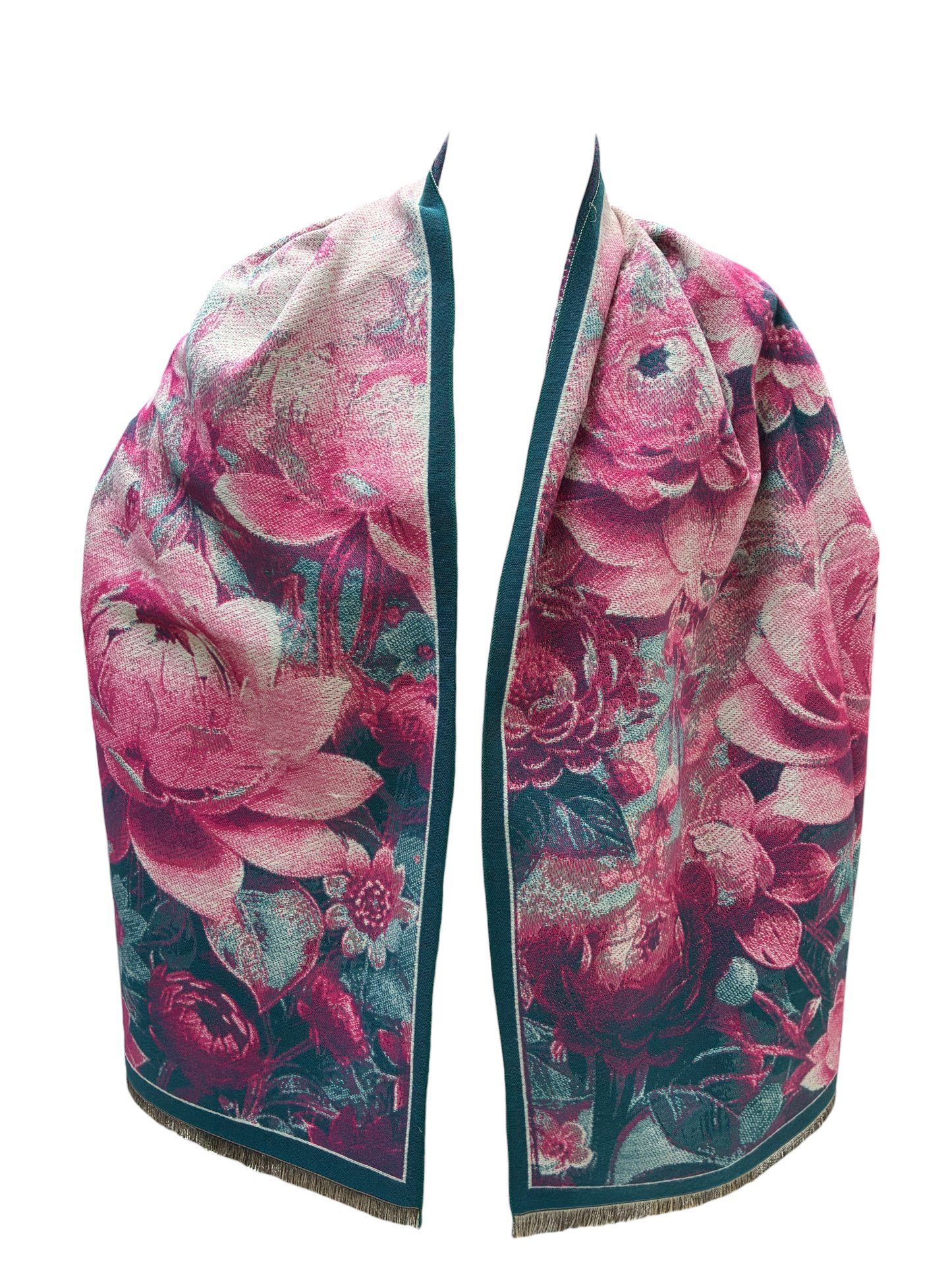 Rose Print Wrap Scarf | SS0010