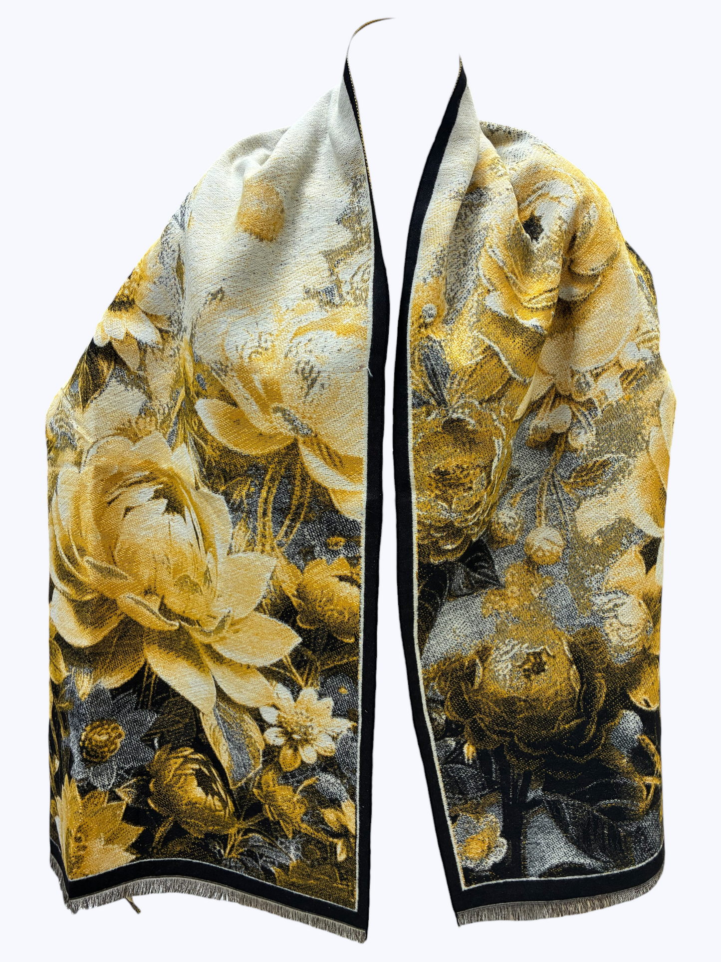 Rose Print Wrap Scarf | SS0010