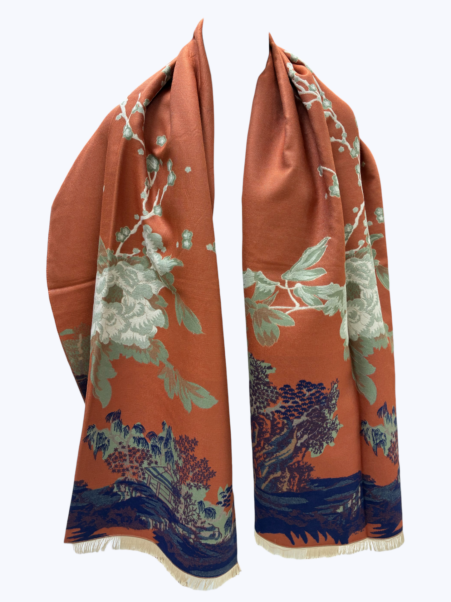 Scenic Tree Print Wrap Scarf | SS0011