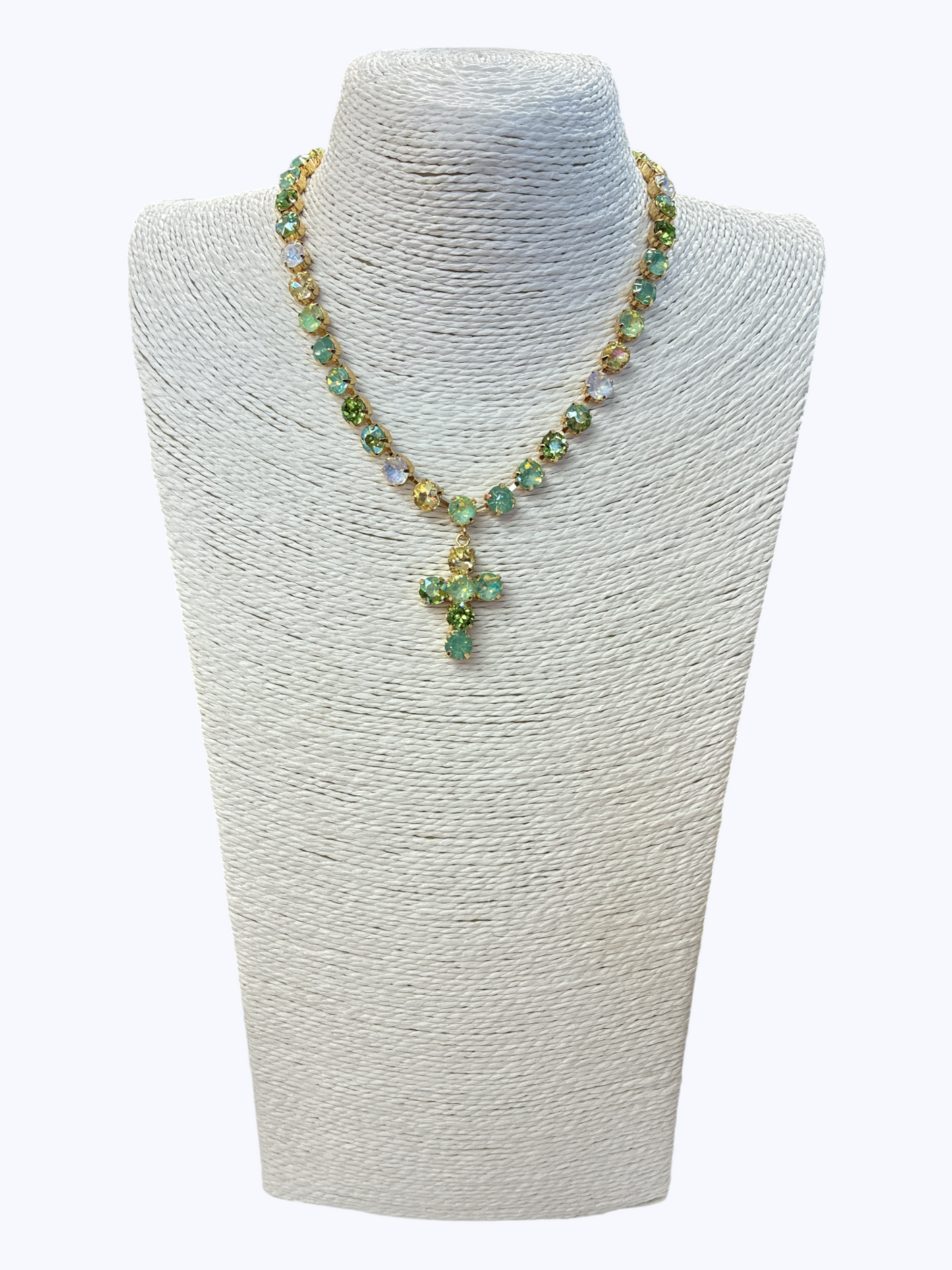 Crystal Cross Statement Necklace | N5384