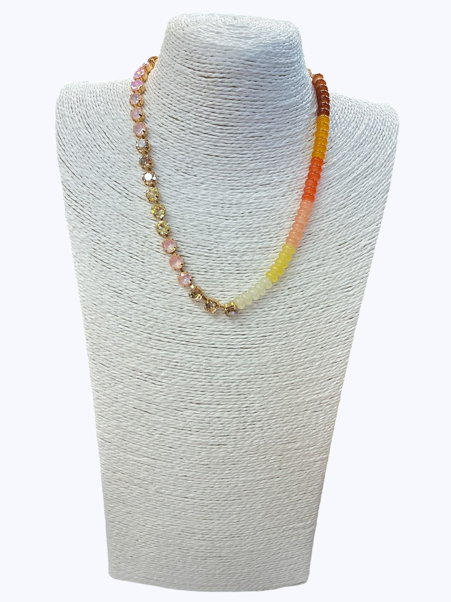 Mixed Bead Crystal Necklace | N5383