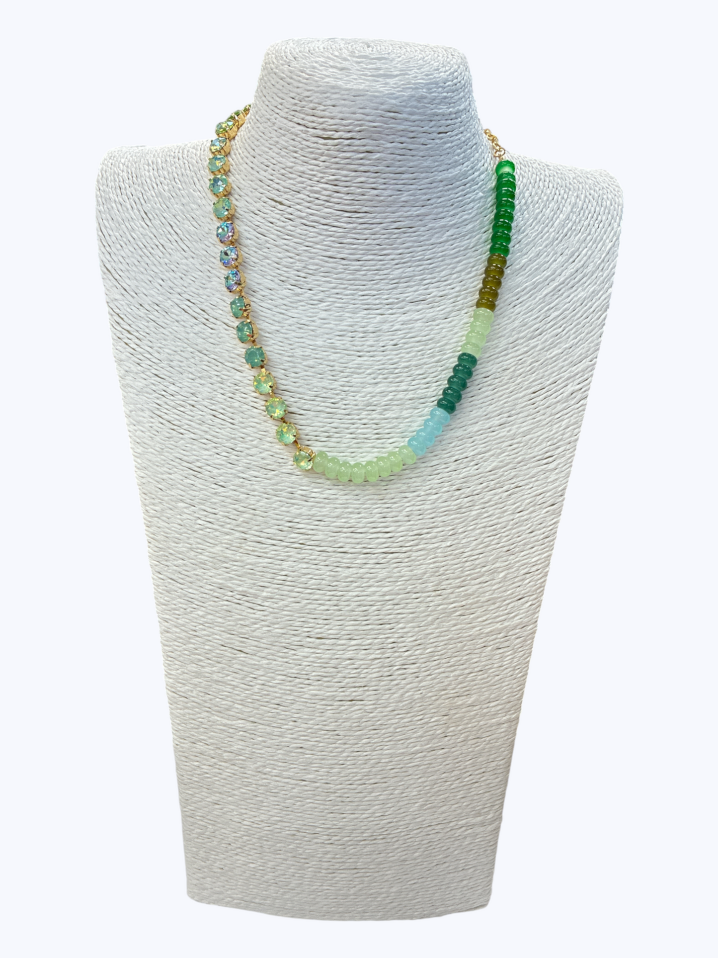 Mixed Bead Crystal Necklace | N5383