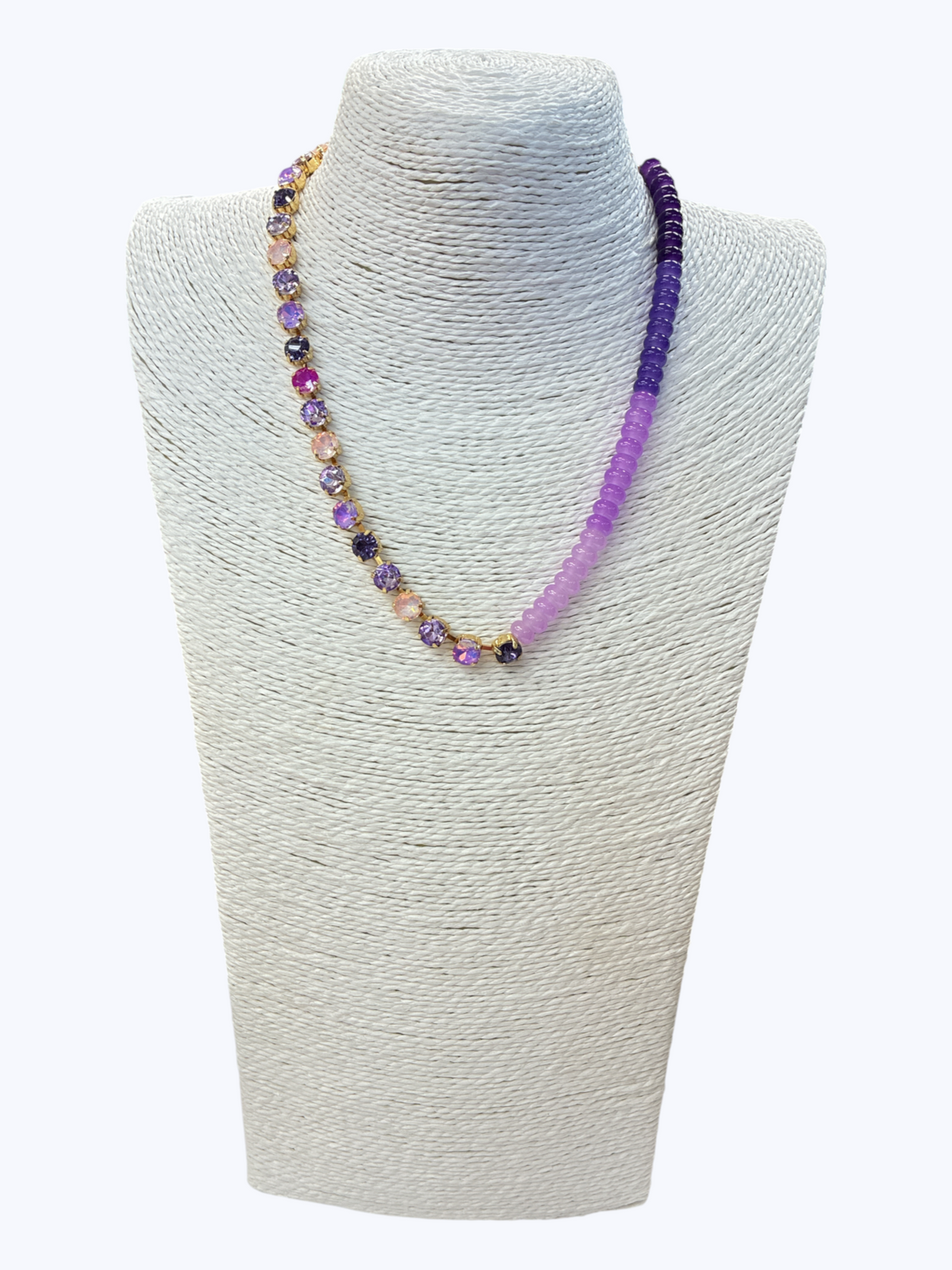 Mixed Bead Crystal Necklace | N5383