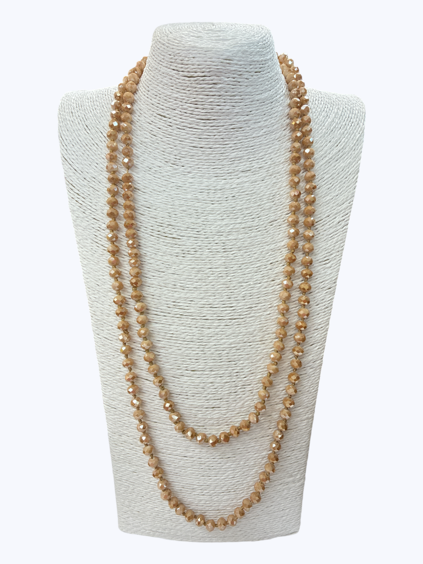 Faceted Crystal Strand Necklace | N5378