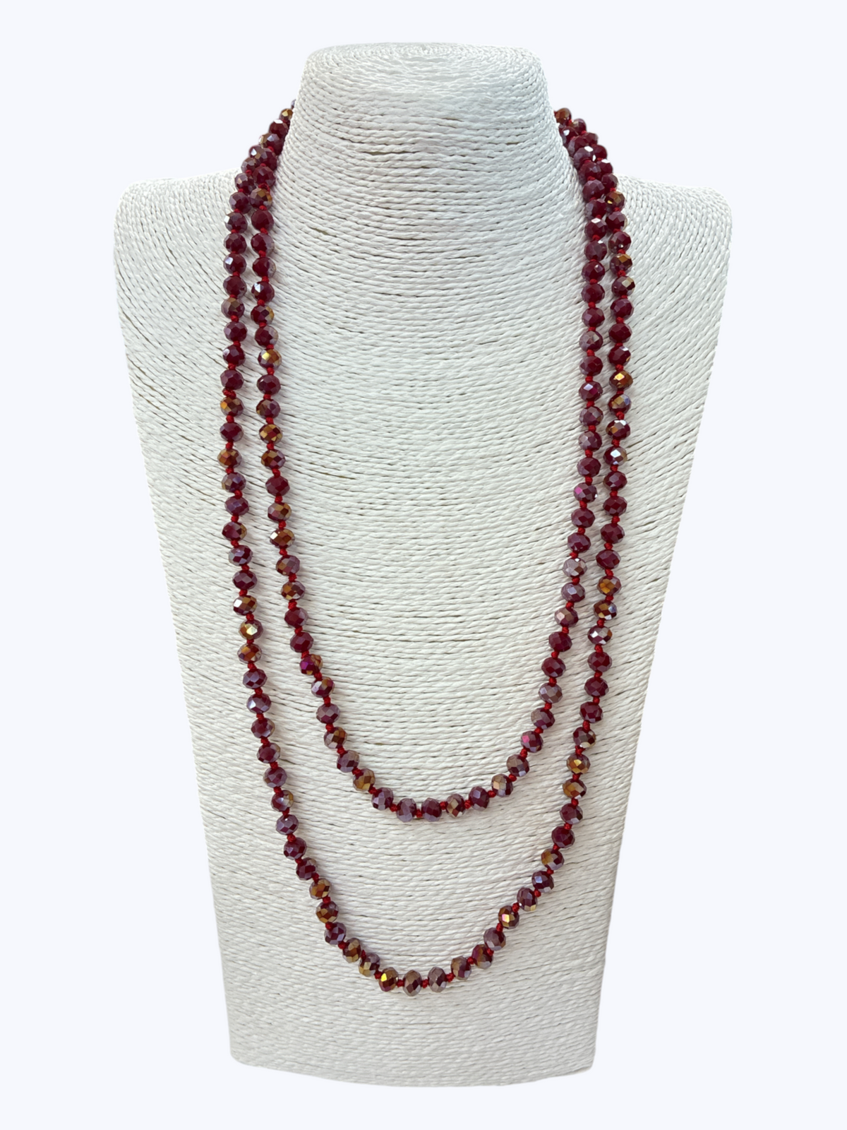 Faceted Crystal Strand Necklace | N5378