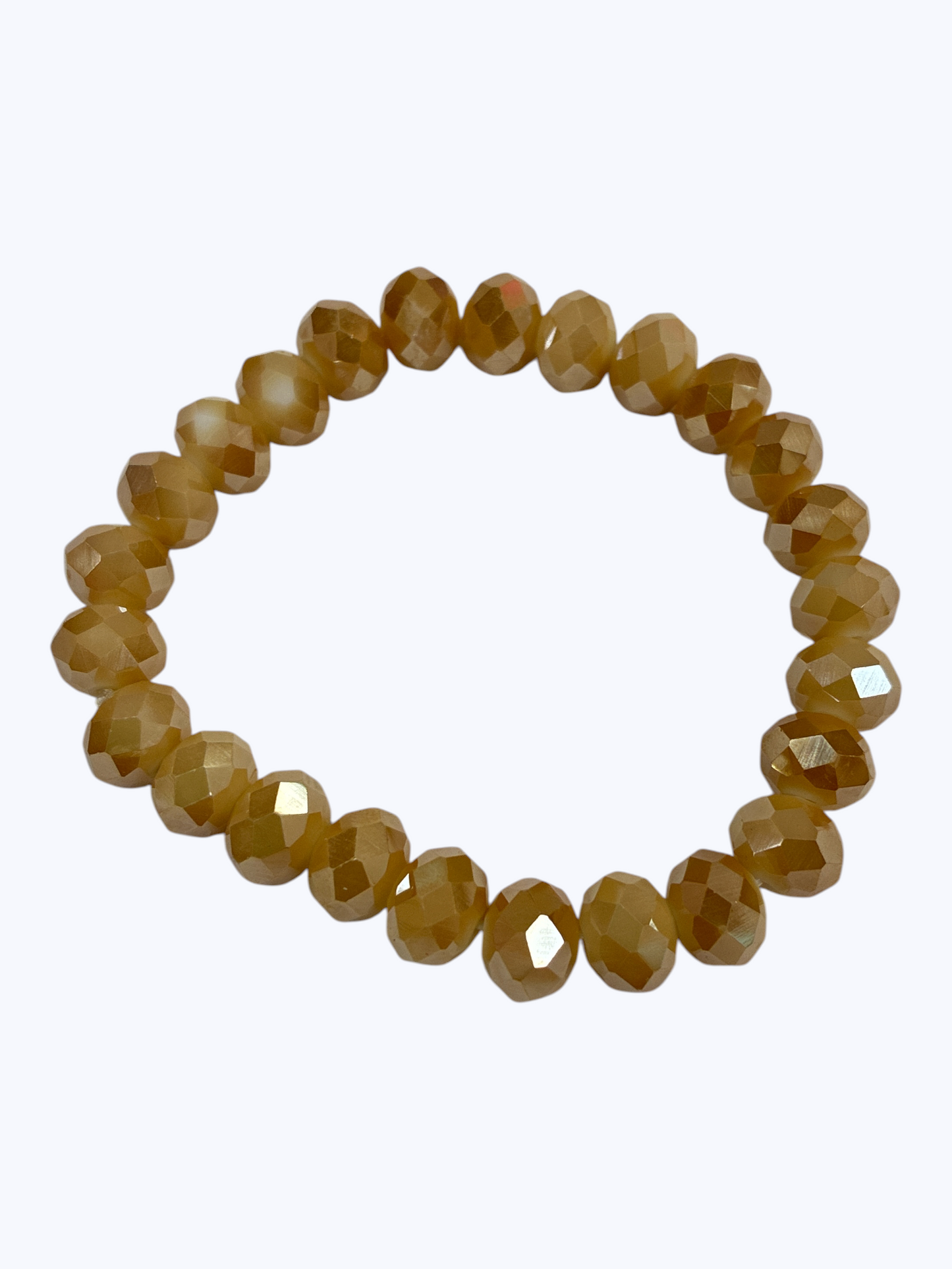 10mm Faceted Crystal Bracelet | B0575