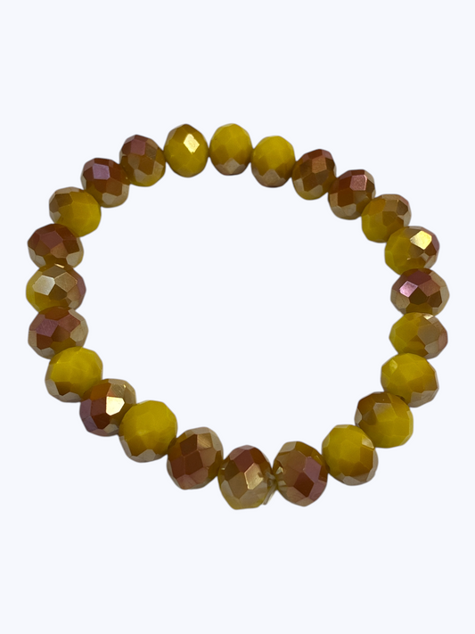 10mm Faceted Crystal Bracelet | B0575