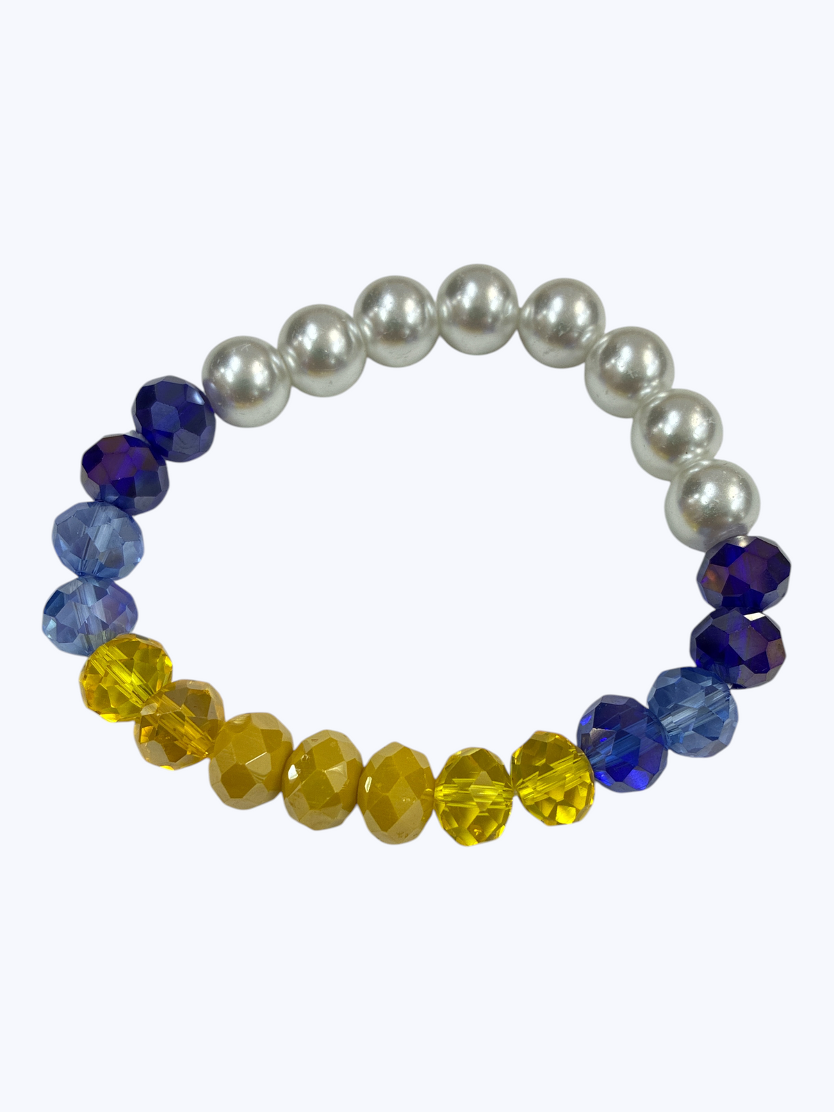 10mm Pearl Crystal Bracelet | B0576