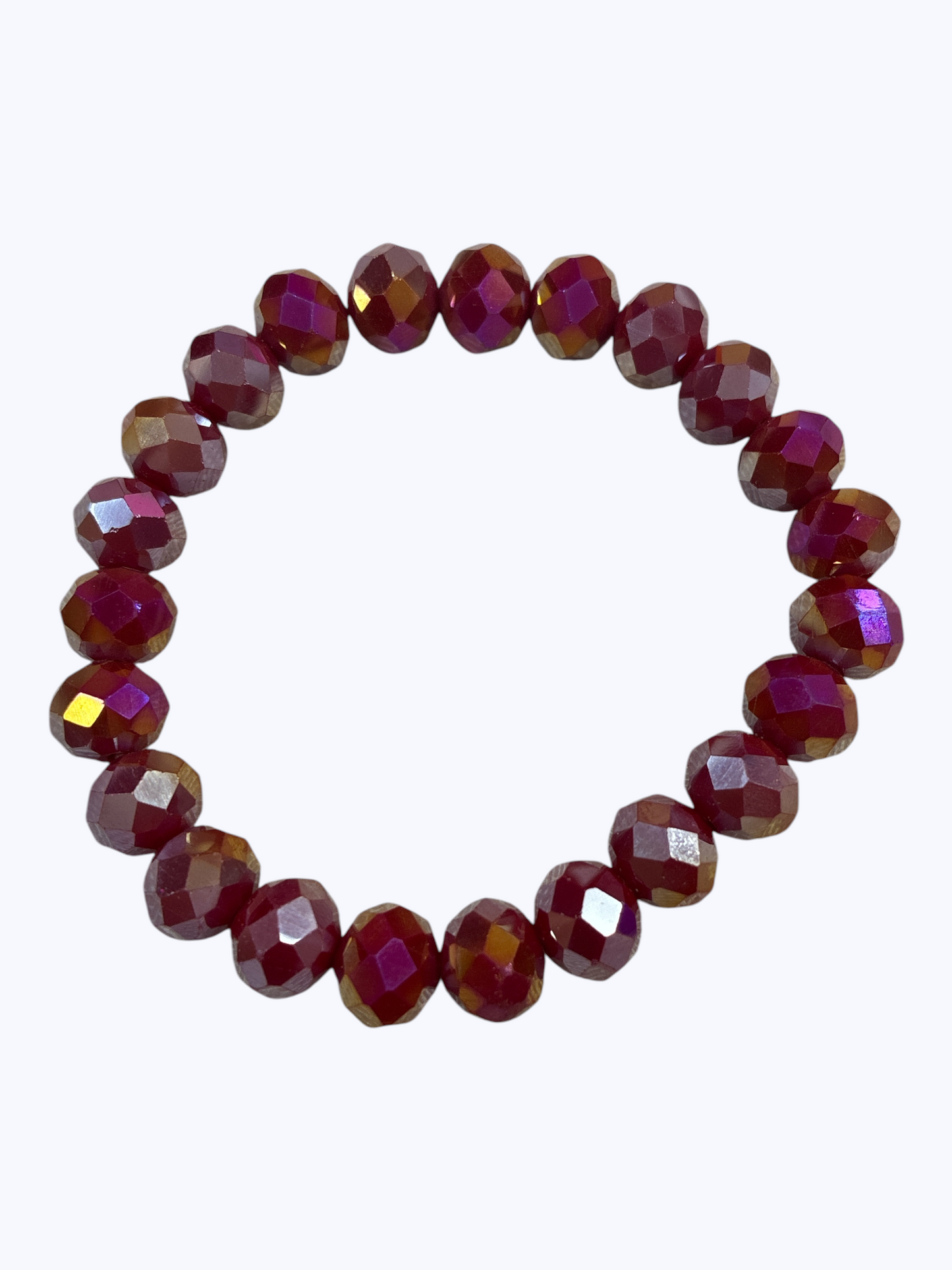 10mm Faceted Crystal Bracelet | B0575