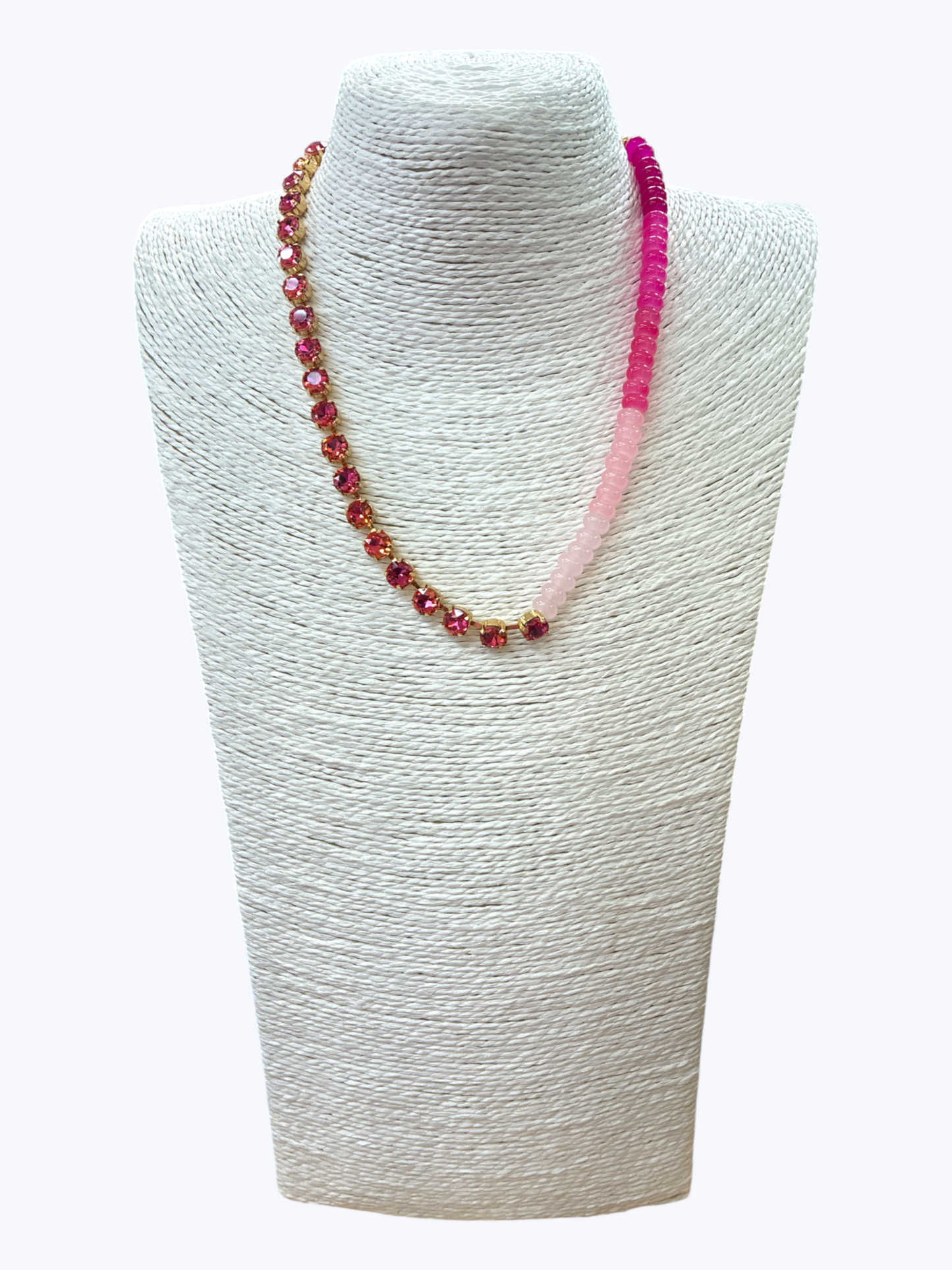 Mixed Bead Crystal Necklace | N5383
