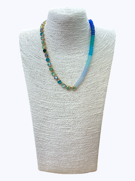 Mixed Bead Crystal Necklace | N5383