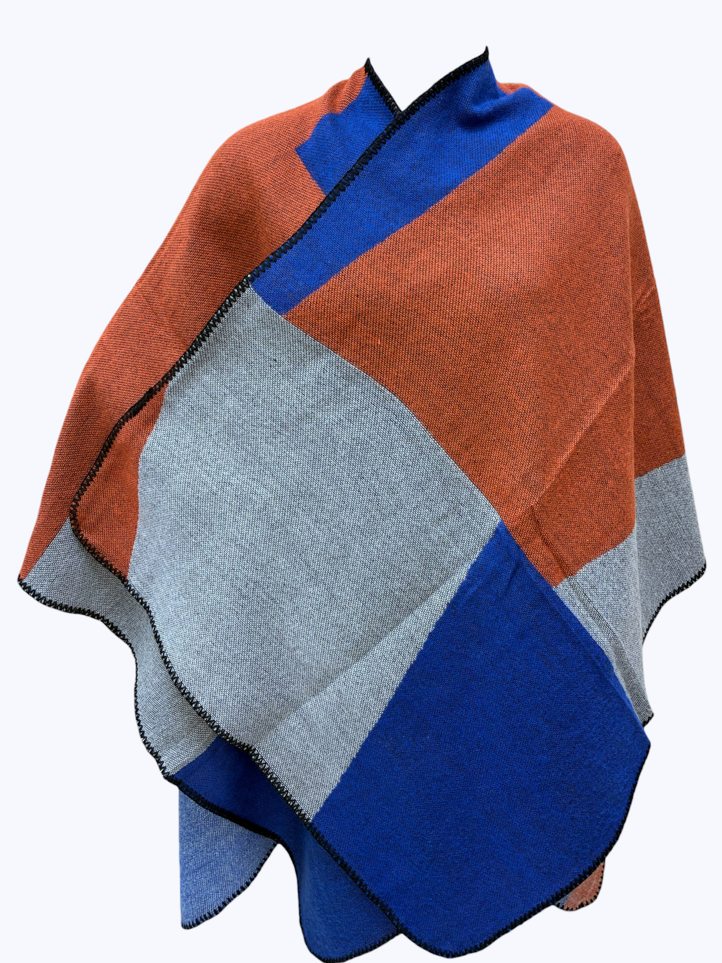 Abstract Pattern Poncho | PC101