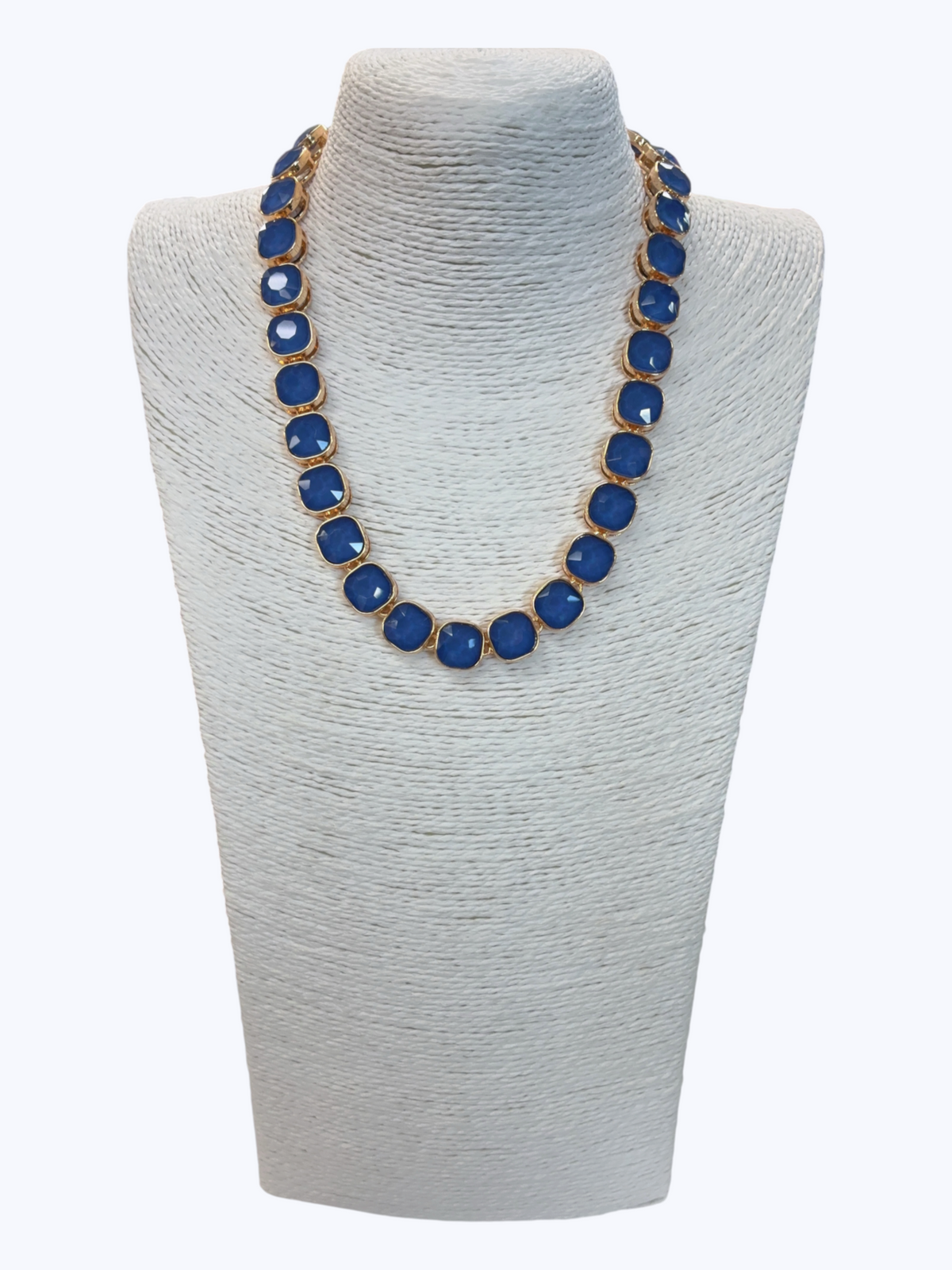 Faceted Crystal Stone Necklace | N5389
