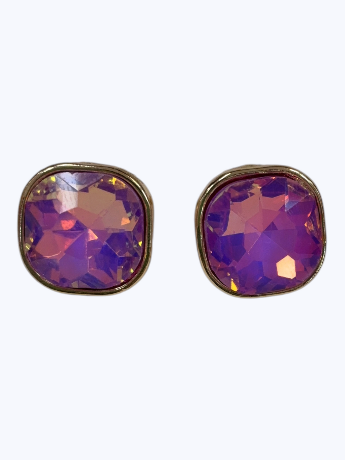 Iridescent Opal Stud Earrings | E2611