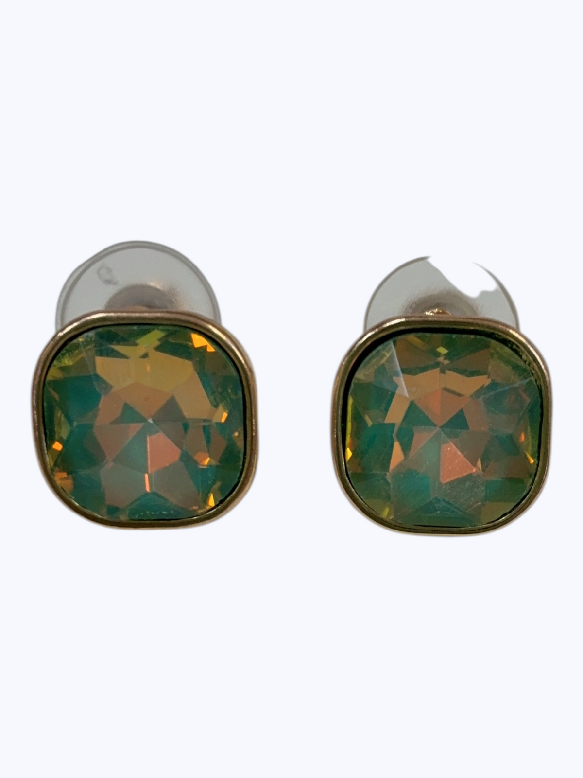 Iridescent Opal Stud Earrings | E2611