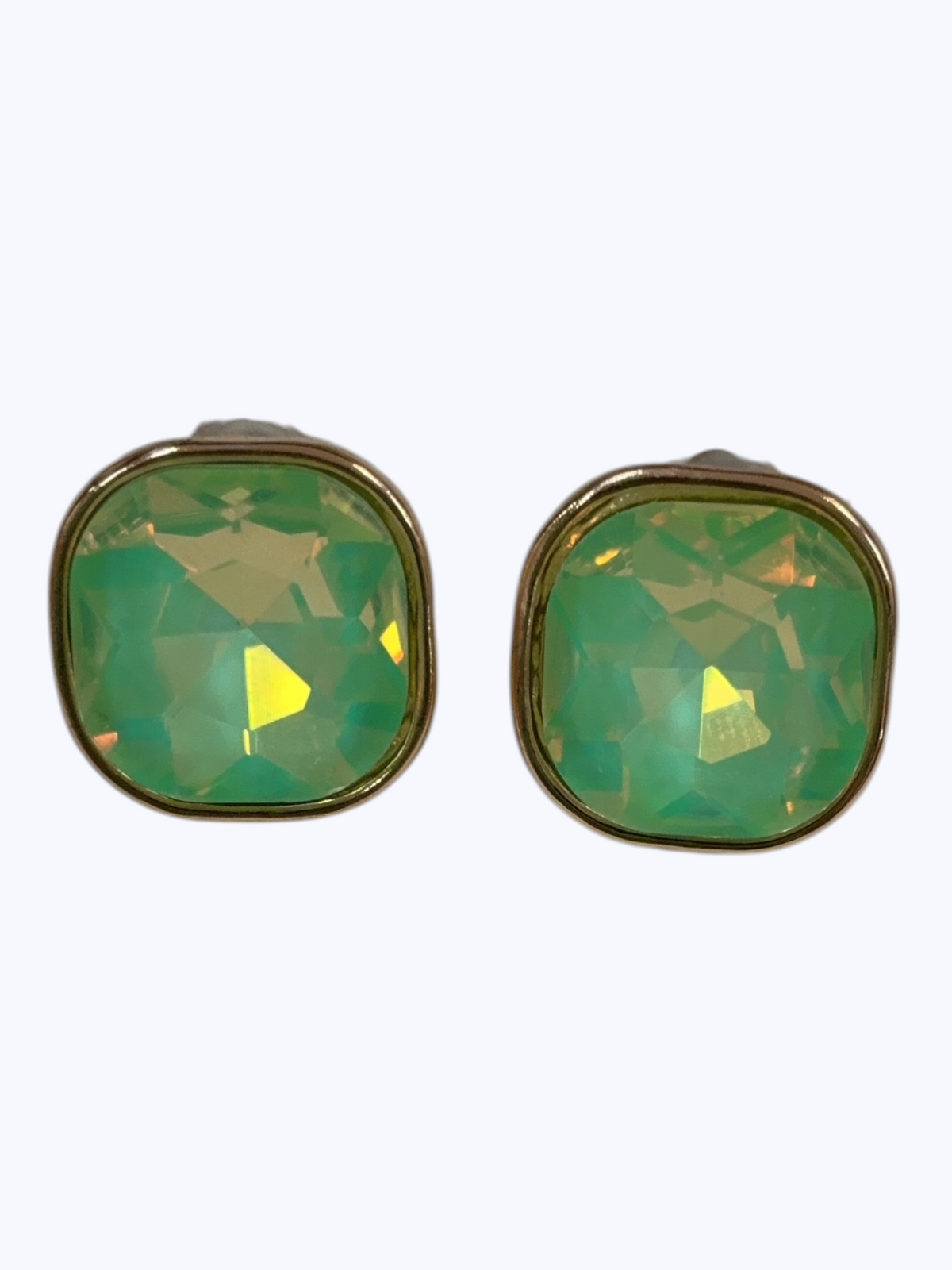 Iridescent Opal Stud Earrings | E2611